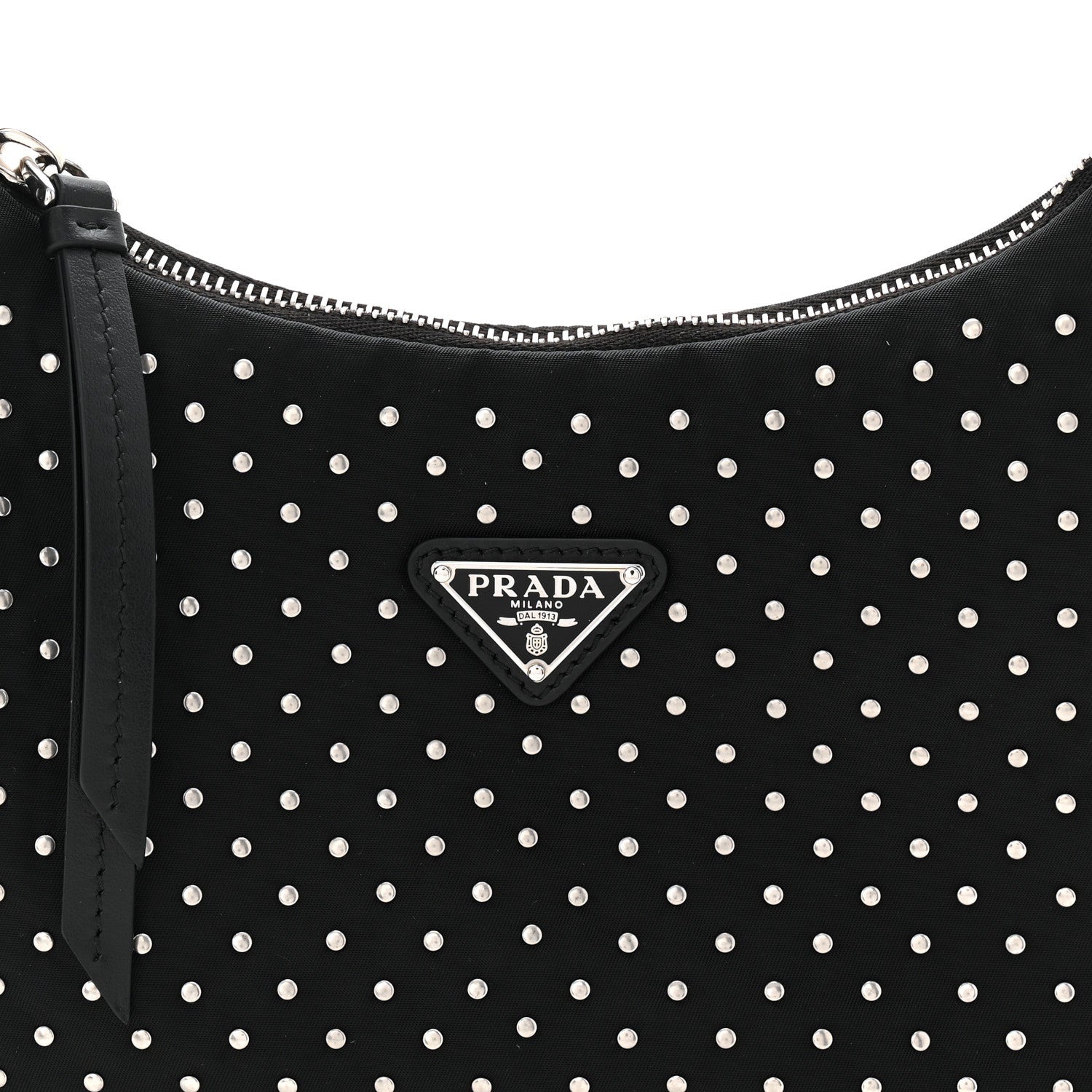 Re-Nylon Vela Studs Mini Re-Edition 2000 Bag Black