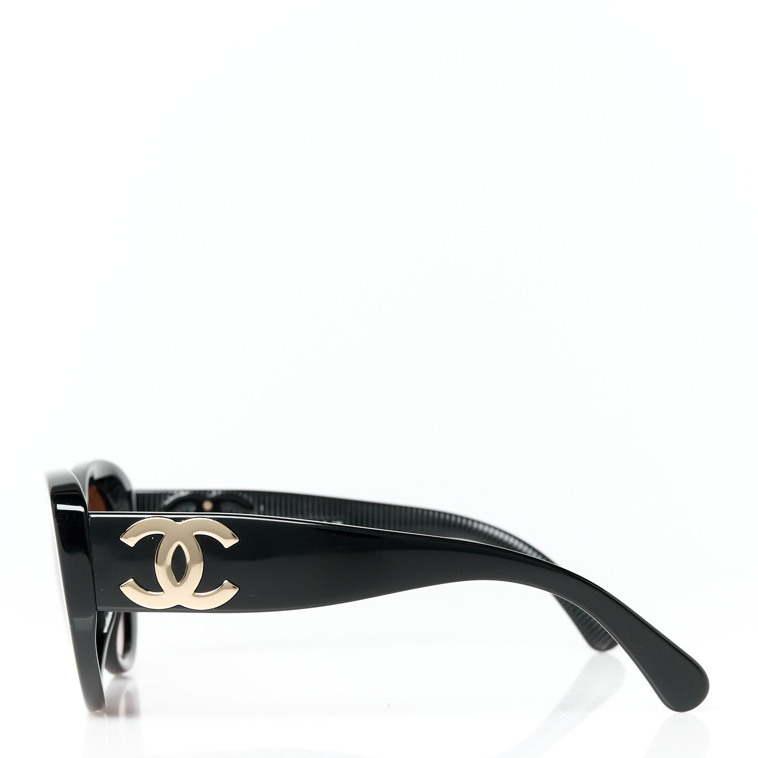 Acetate Butterfly Large CC Sunglasses 5492-A Black