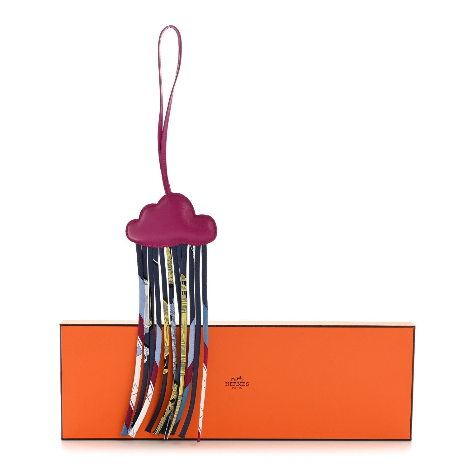 Swift Silk Cord Petit H Cloud Bag Charm