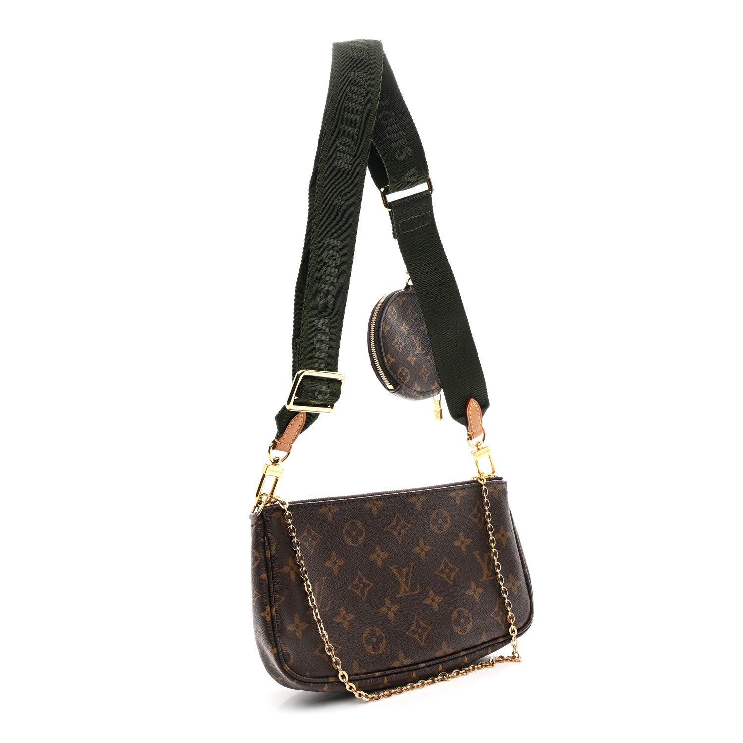 Monogram Multi Pochette Accessories Kaki