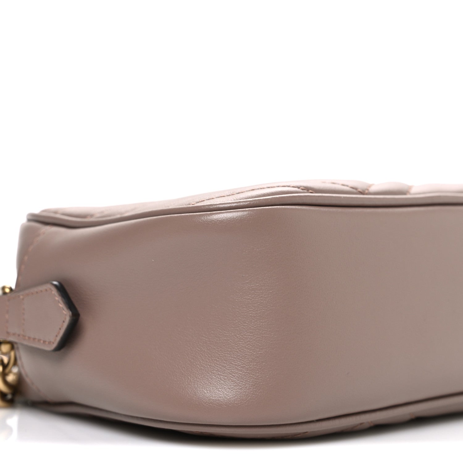 Calfskin Matelasse Small GG Marmont Chain Shoulder Bag Porcelain Rose