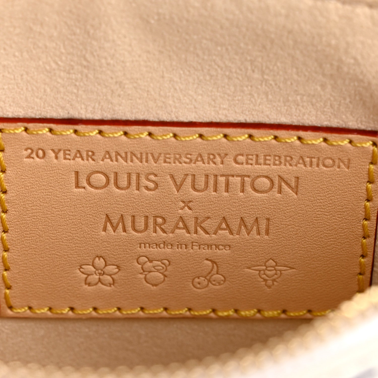 LV x TM Monogram Multicolor Carryall PM Pochette White