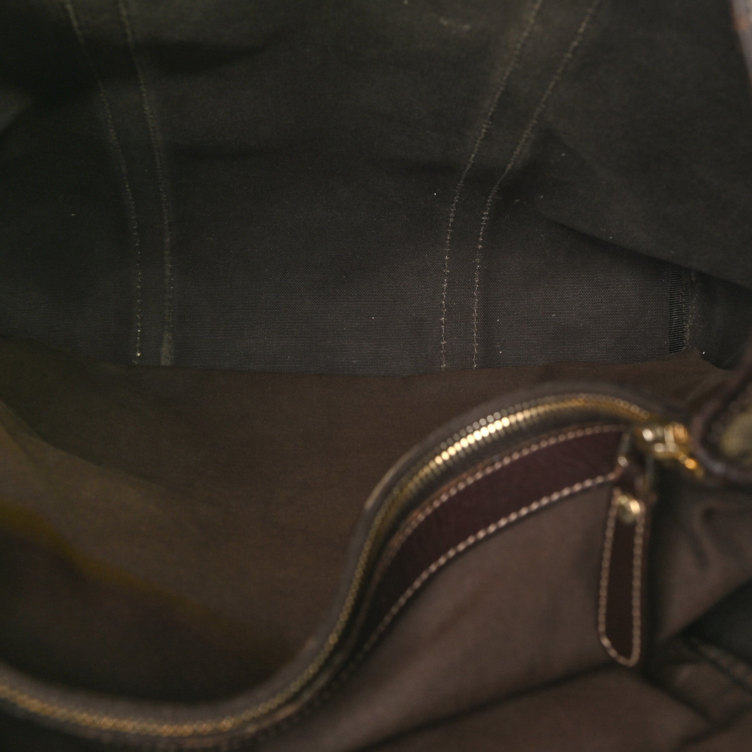GG Plus Monogram Joy Vertical Tote Dark Brown