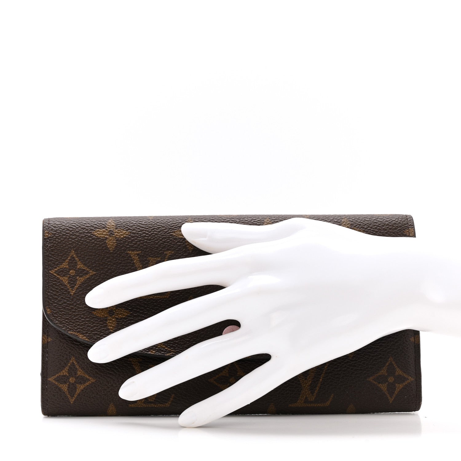 Monogram Emilie Wallet Rose Ballerine