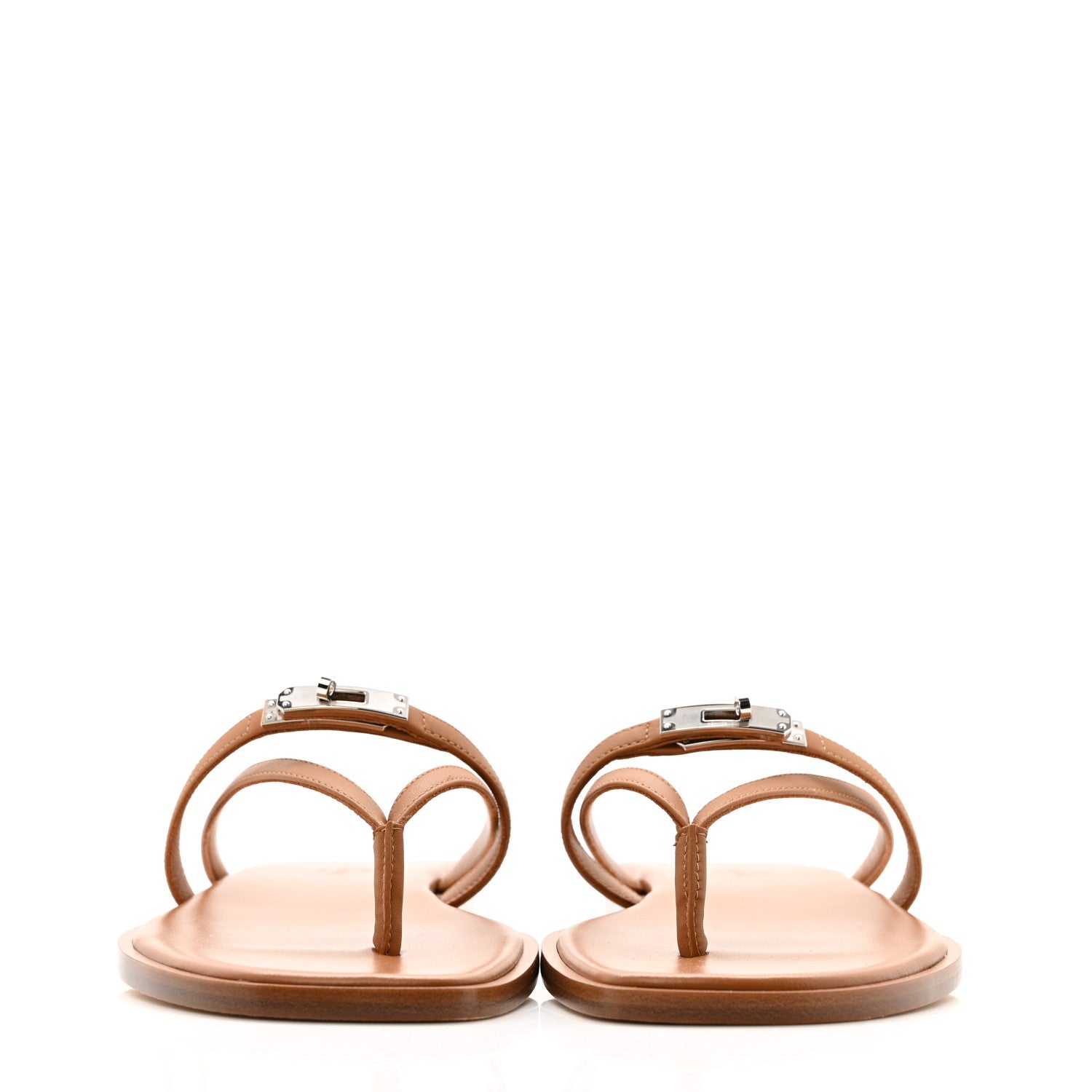 Calfskin Miss Sandals 38 Naturel