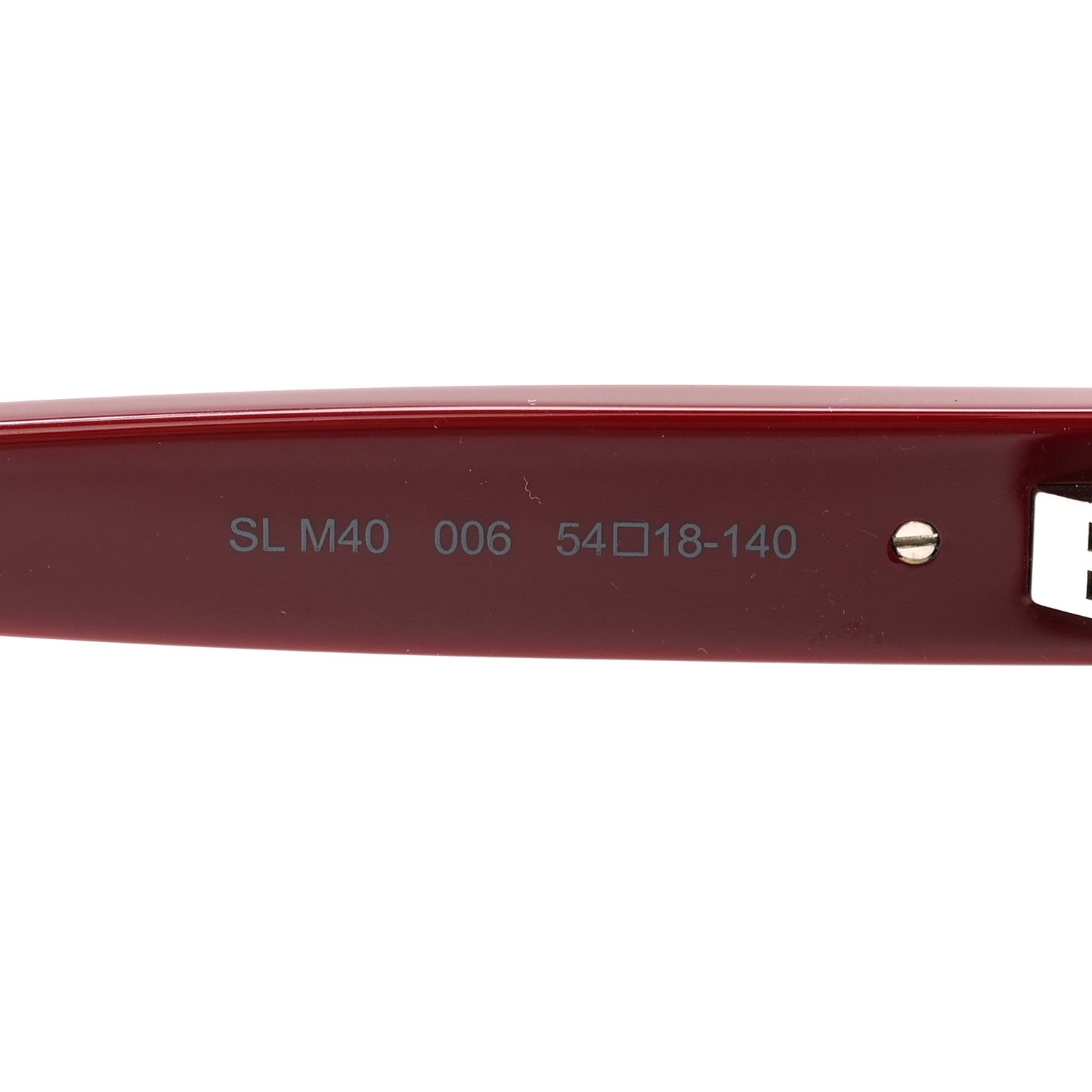 Acetate SL M40 Sunglasses Red