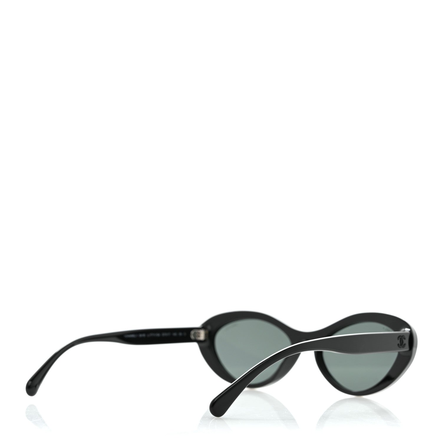 Acetate Oval Sunglasses 5416 Black Pink