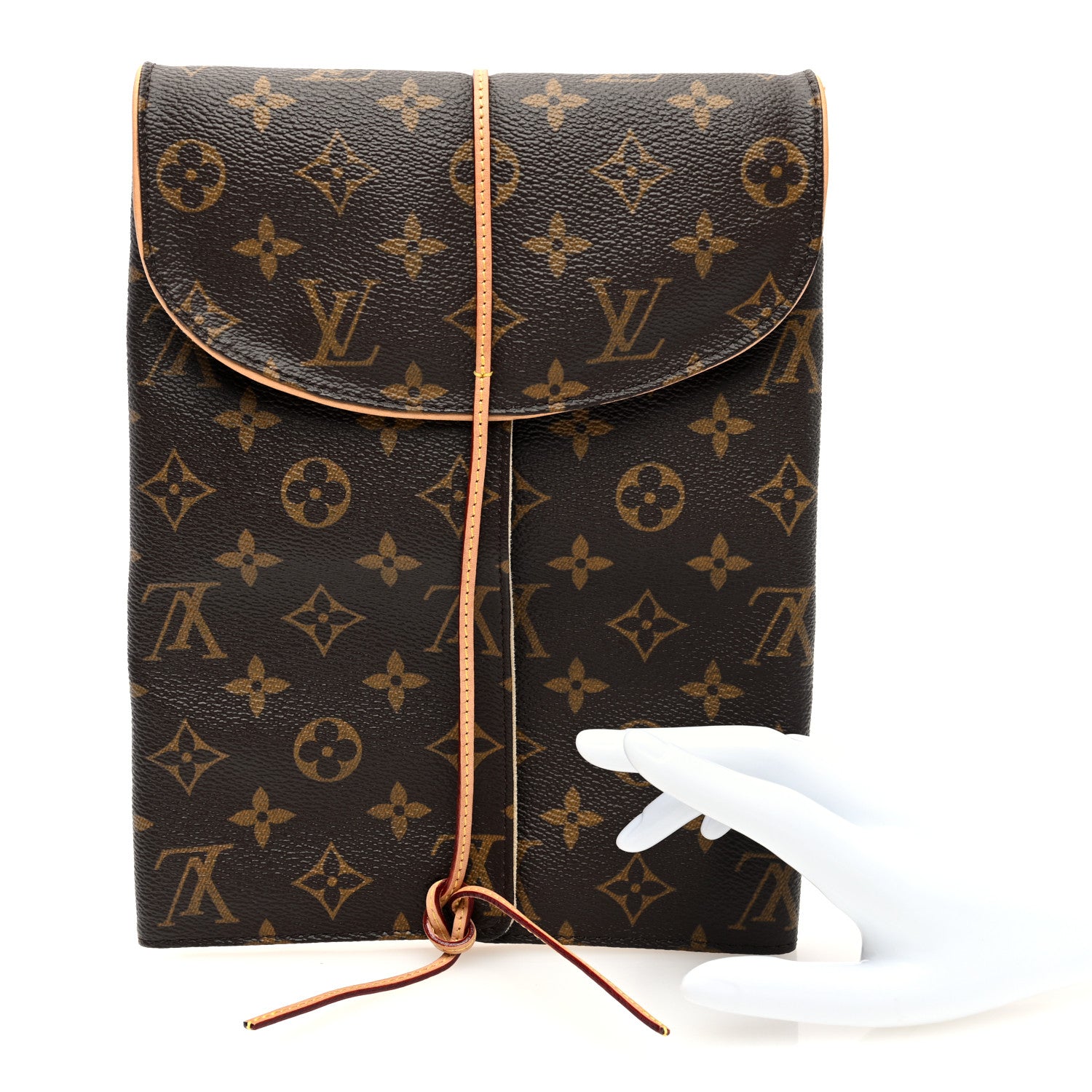Monogram Jewelry Roll Pouch