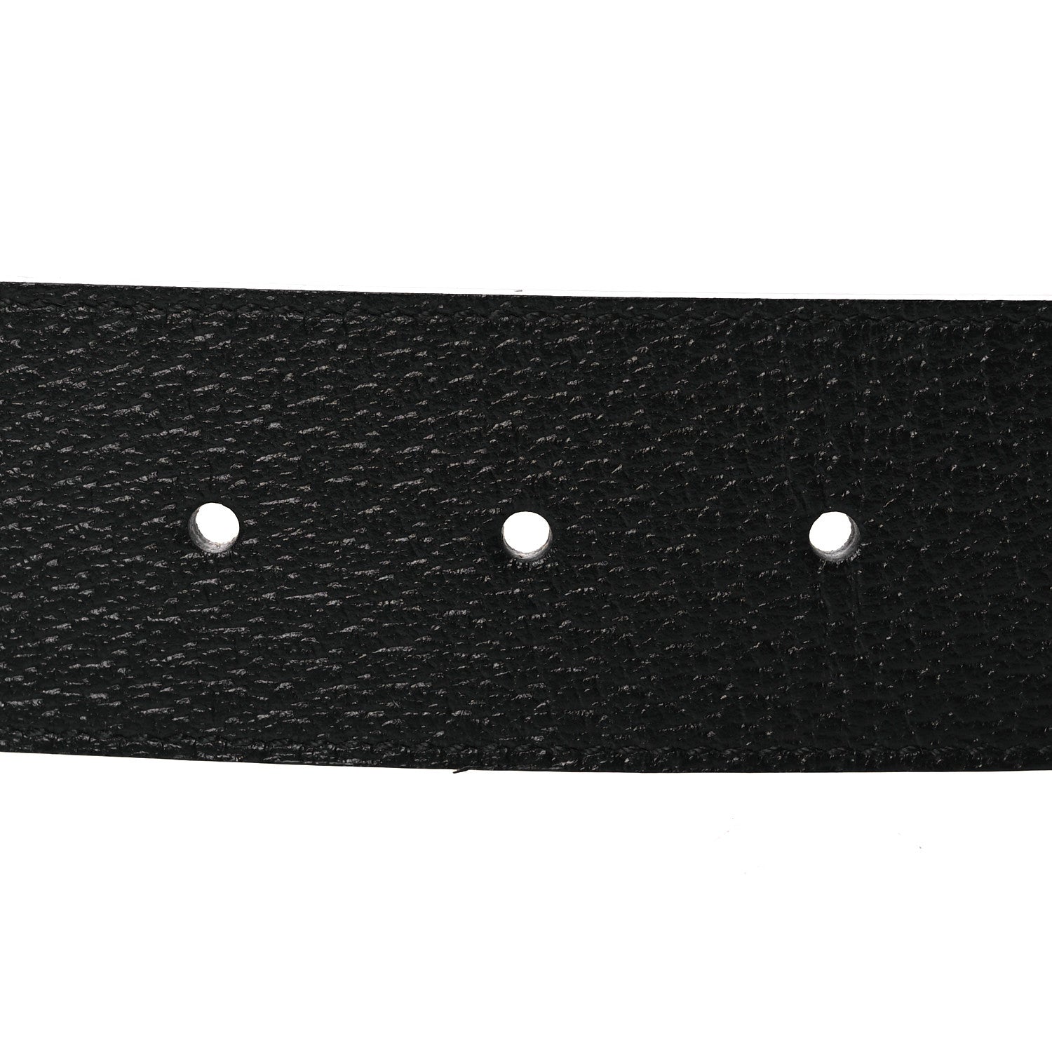 Textured Calfskin Double G 40mm Belt 80 32 Black