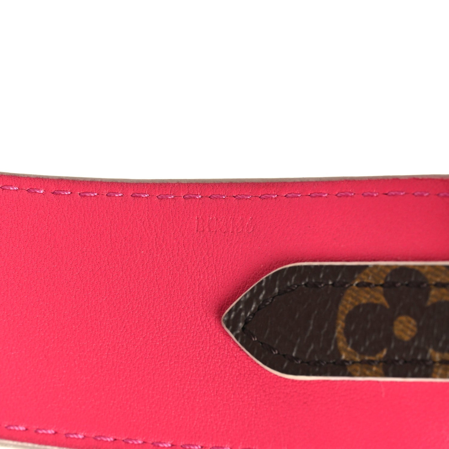 Monogram Bandouliere Shoulder Strap Hot Pink
