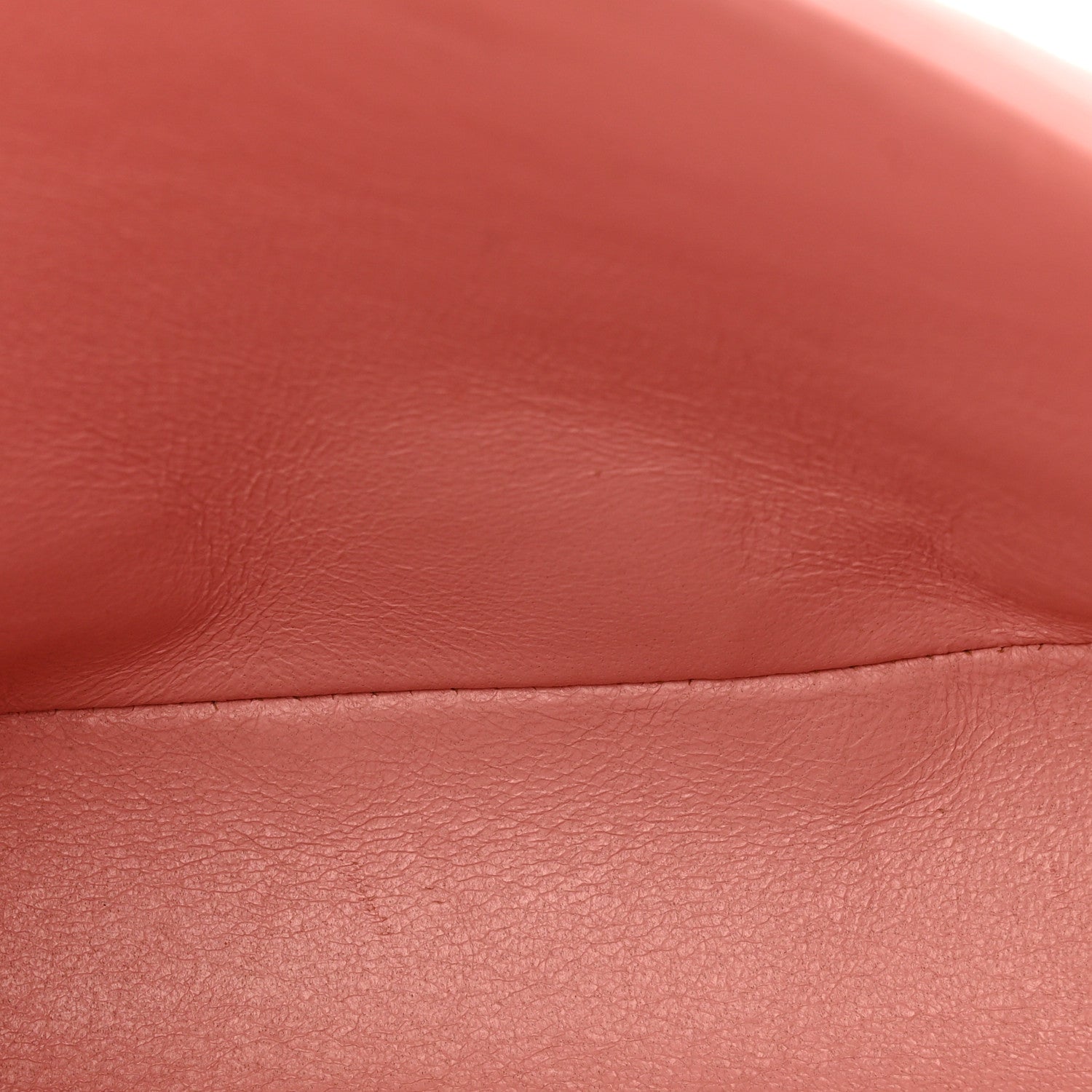 Lambskin Quilted Medium Double Flap Light Pink