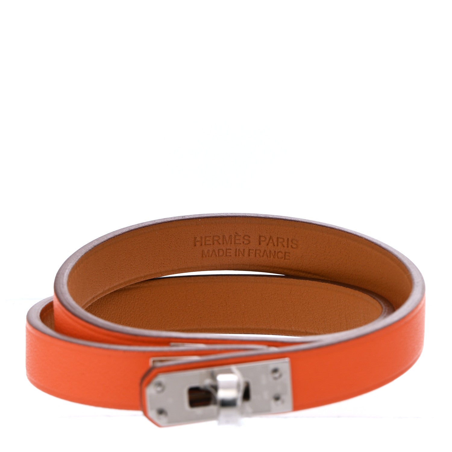 Swift Mini Kelly Double Tour Bracelet T2 Orange Minium