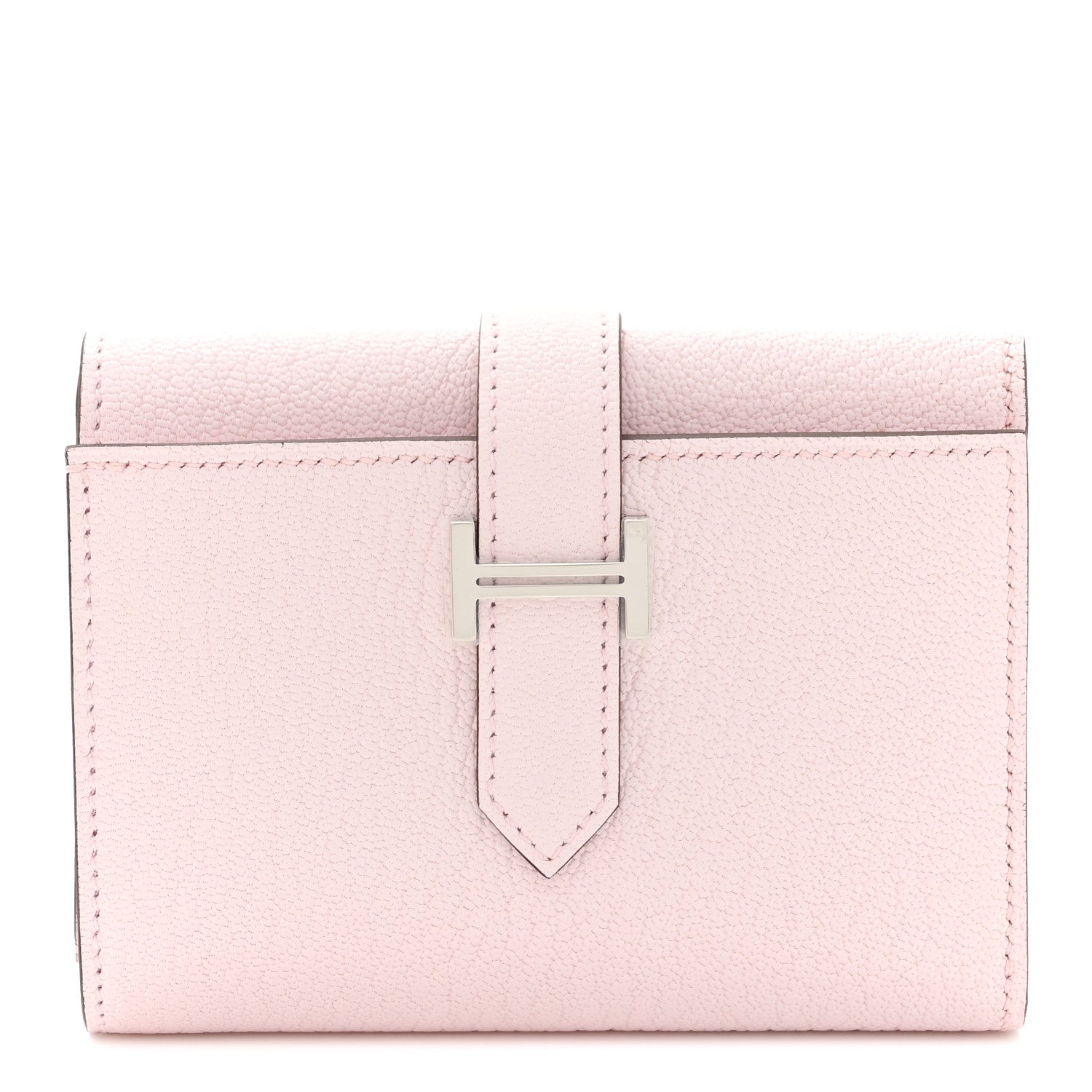 Chevre Mysore Tri-Fold Compact Bearn Wallet Rose Darling