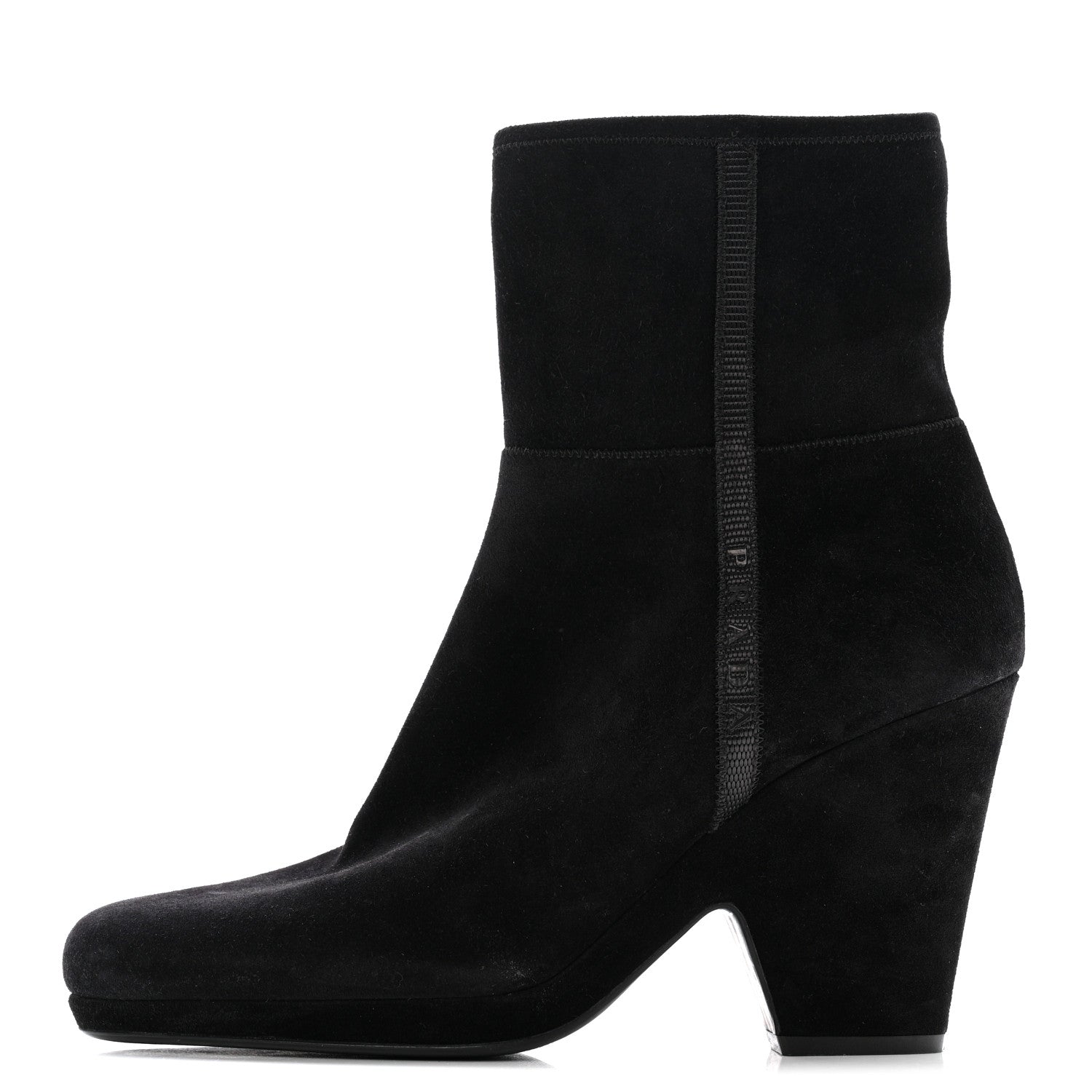 Scamosciato Zip Boots 40 Black