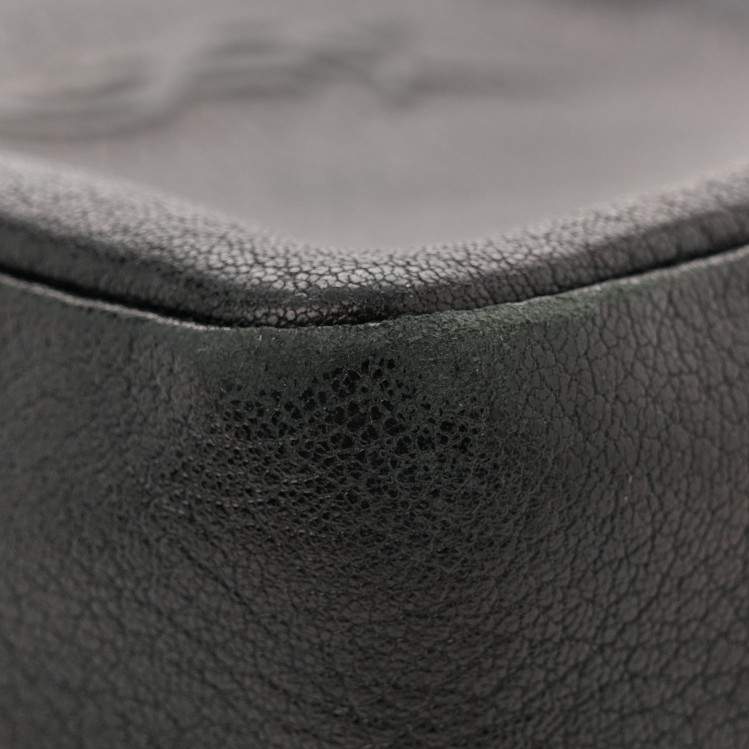 Lambskin Monogram Small Lou Camera Bag Black