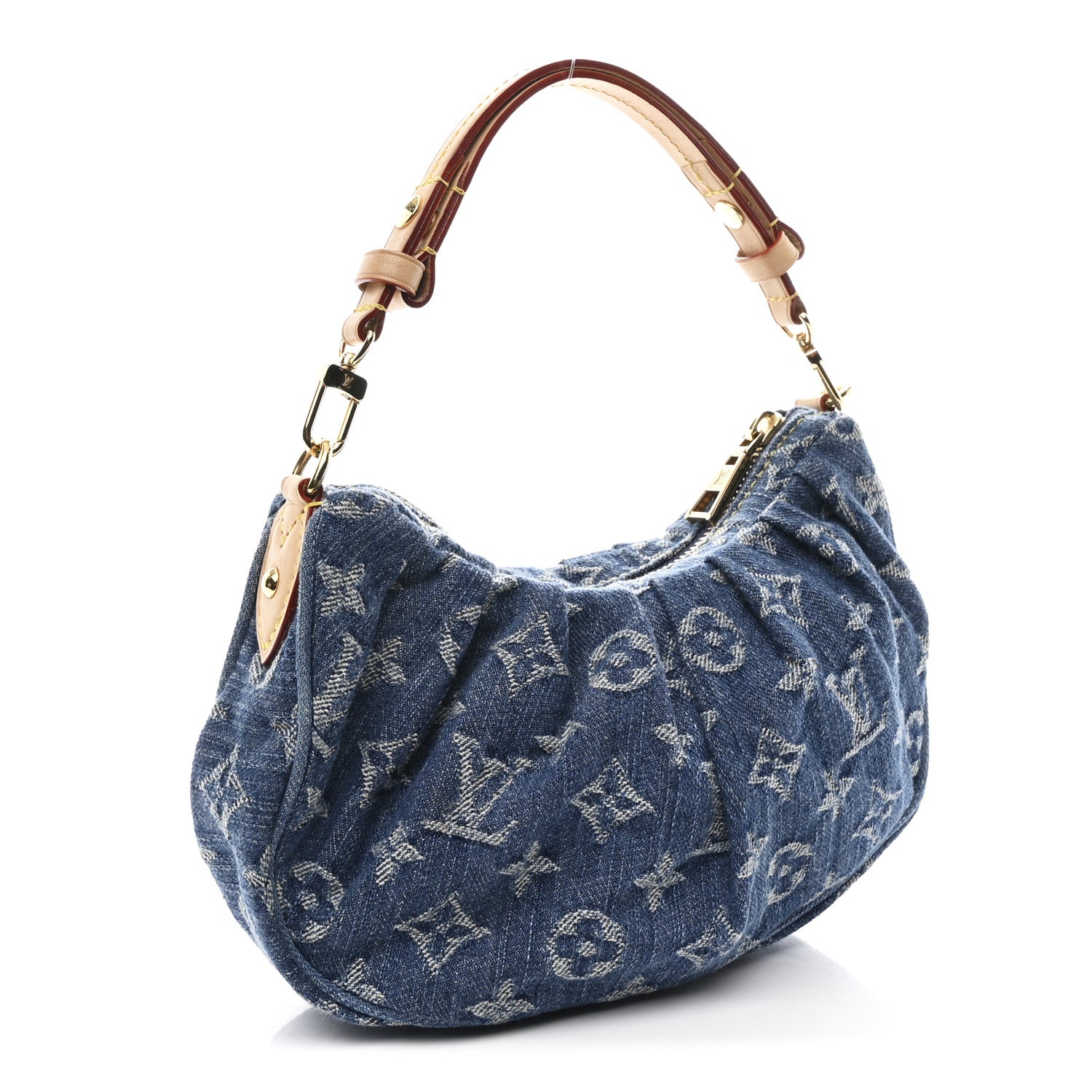 Monogram Denim Pochette Valley Blue