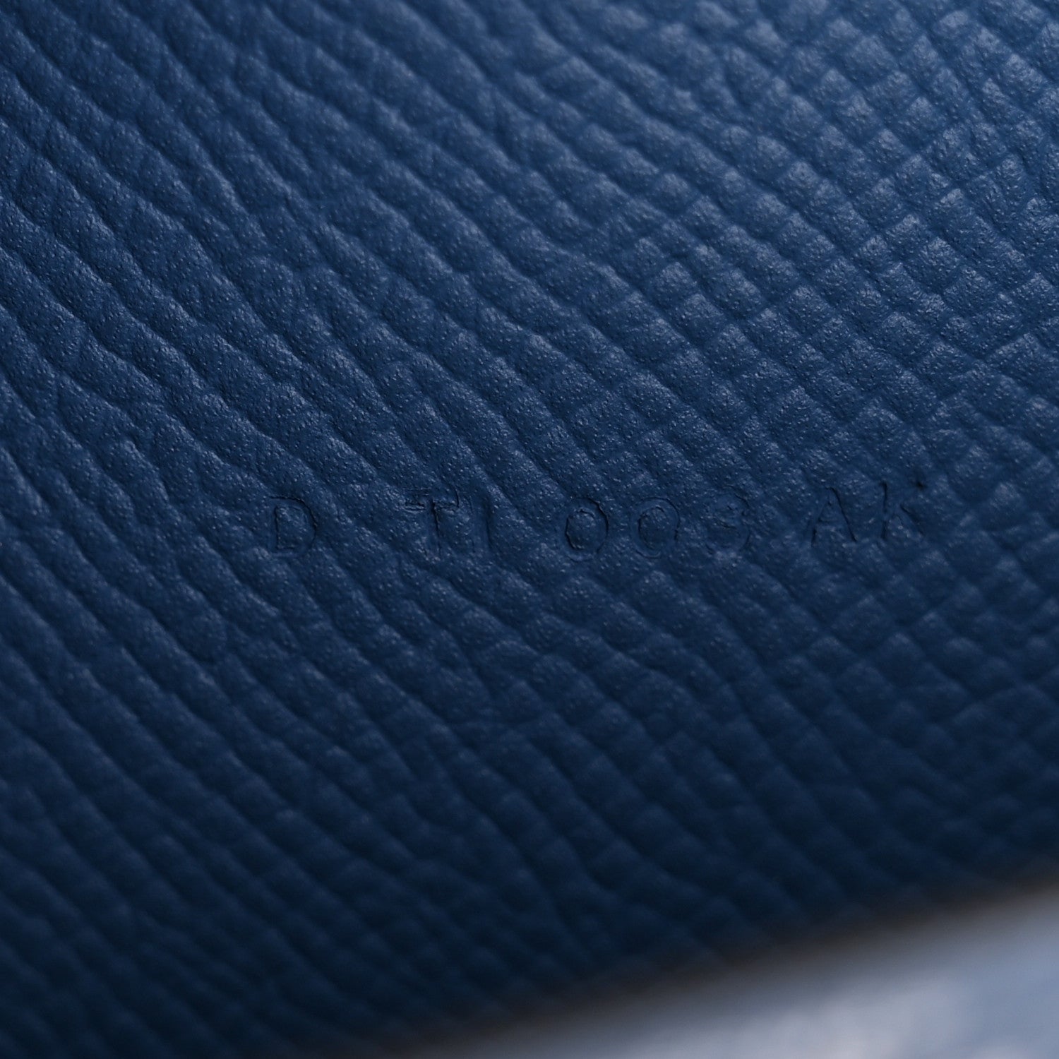 Epsom Constance Verso Long Wallet Bleu Agate Gris Mouette