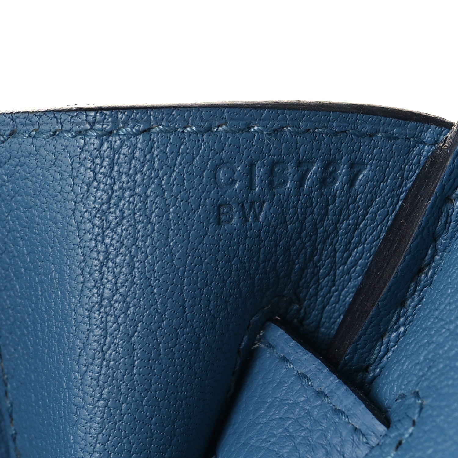 Togo Birkin 30 Bleu Azur