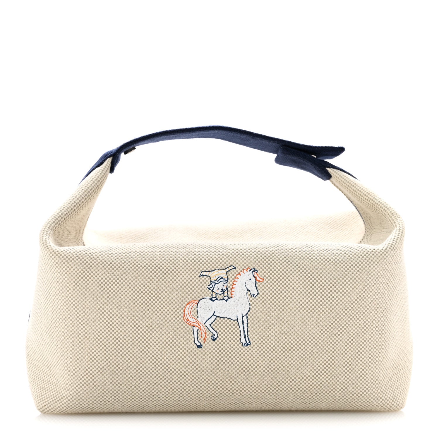 Canvas Large Bride-A-Brac Cabriole Case Gris Perle