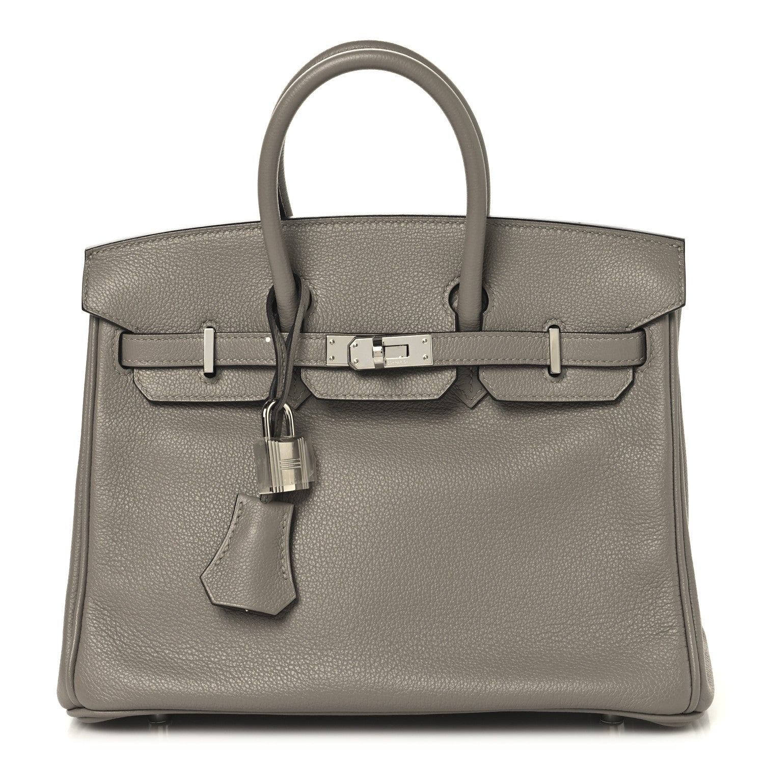 Taurillon Novillo Birkin 25 Gris Asphalte