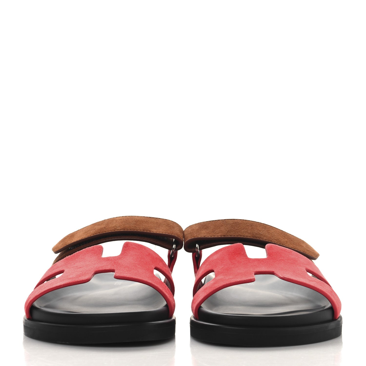 Suede Goatskin Womens Chypre Sandals Rouge Cinétique 38.5 Rouge Cinétique Gold
