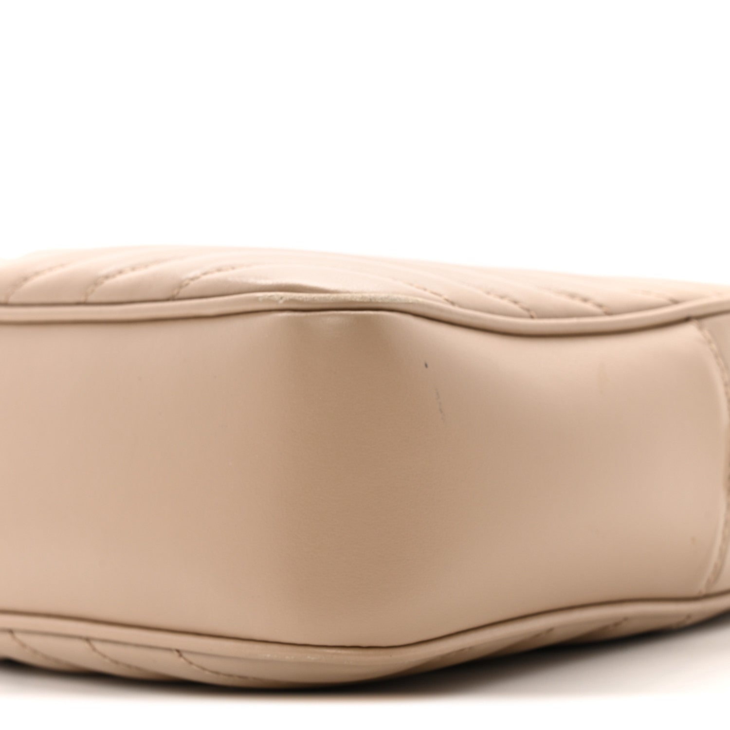 Calfskin Matelasse Monogram Lou Camera Bag Nude Powder