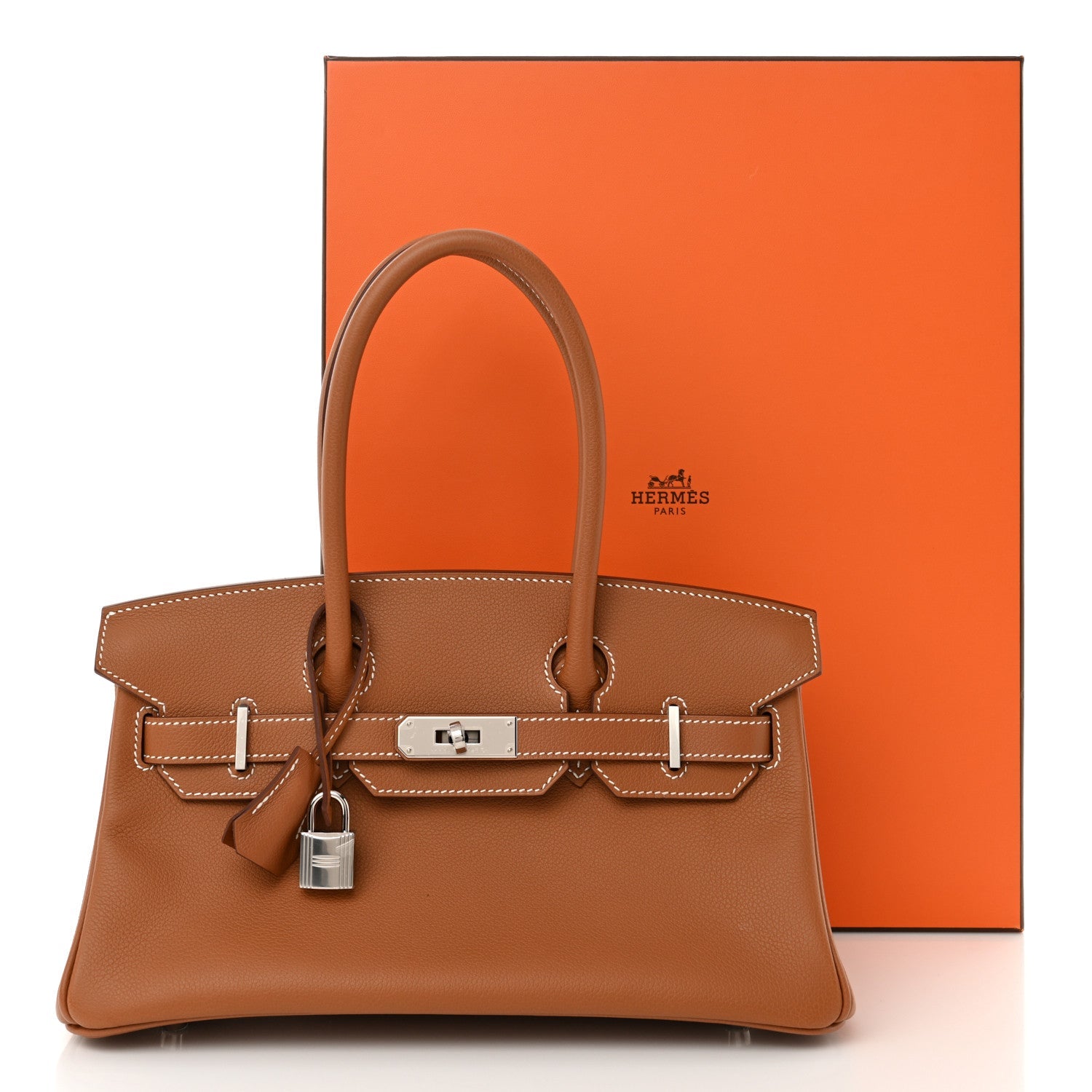 Evercolor Shoulder Birkin Light 29 Gold