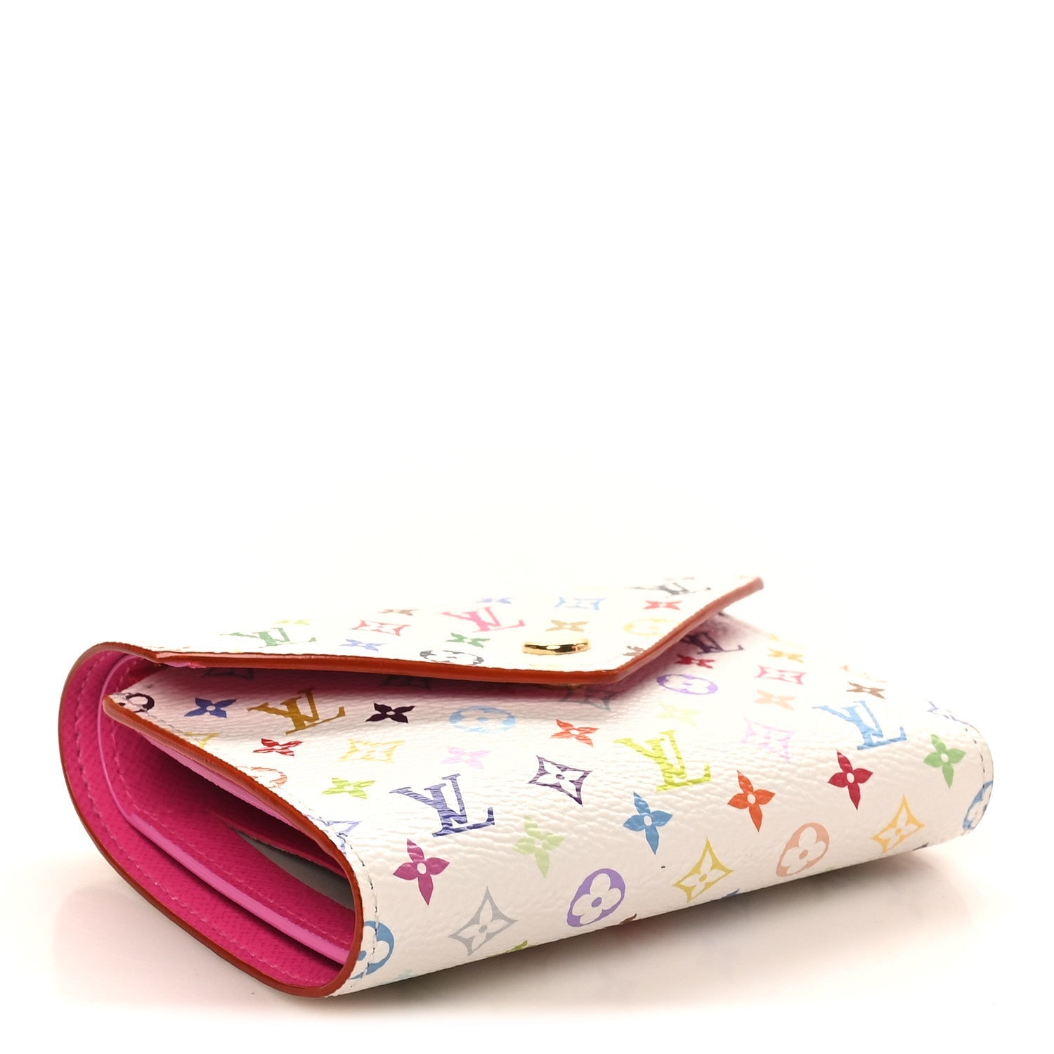 LV x TM Monogram Multicolor Victorine Wallet White