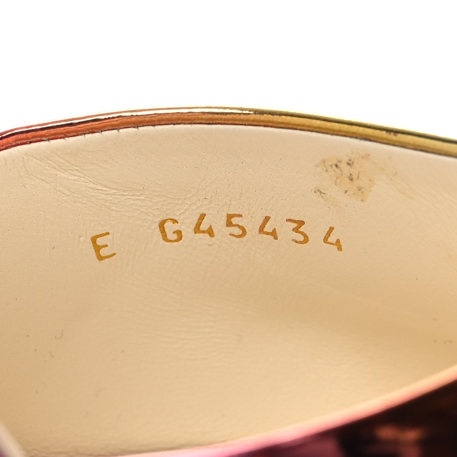 Laminated Calfskin Grosgrain Cap Toe CC Wedge Pumps 39 Pink Orange Yellow Black