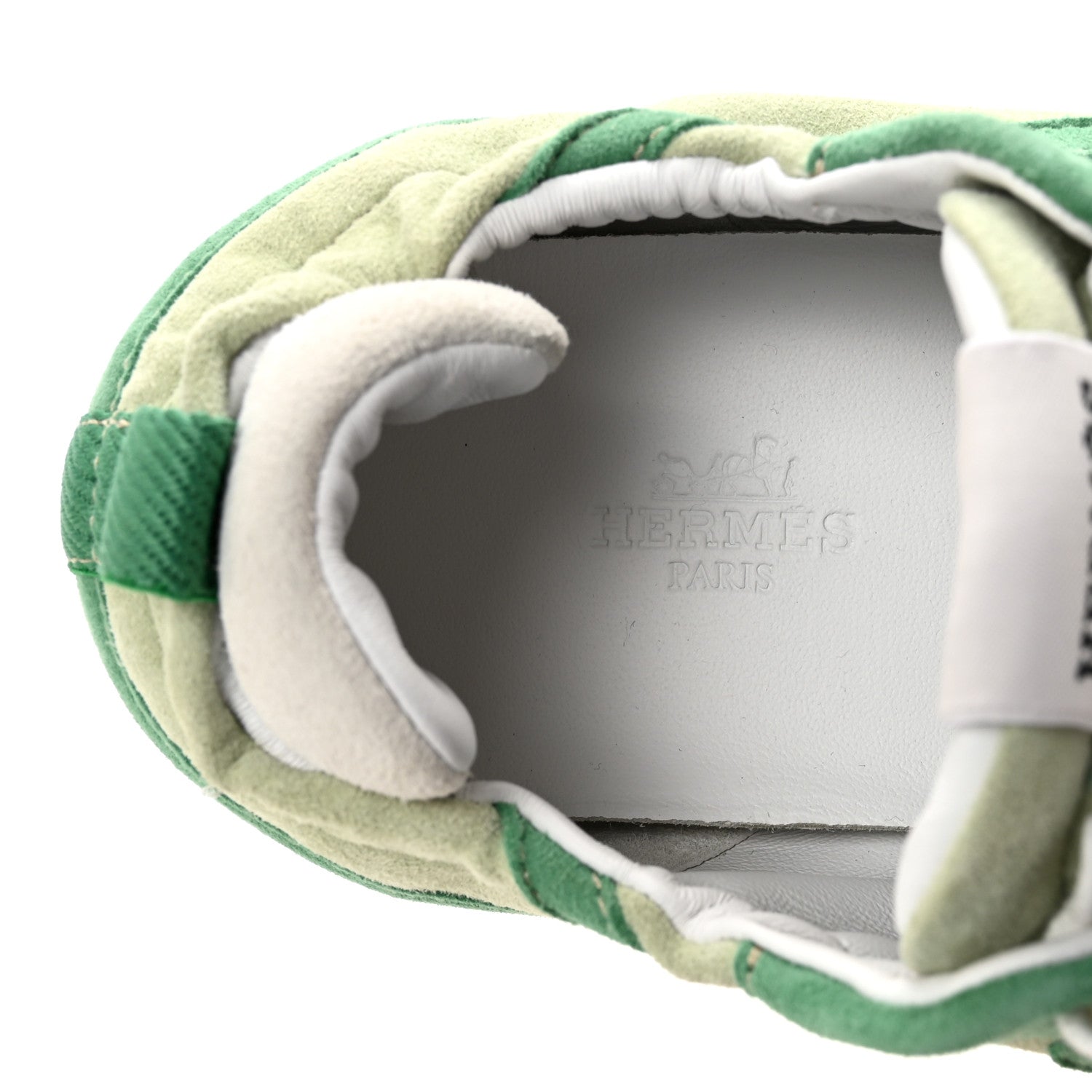 Suede Goatskin Jet Sneakers 38.5 Vert De Mer Vert Opaline