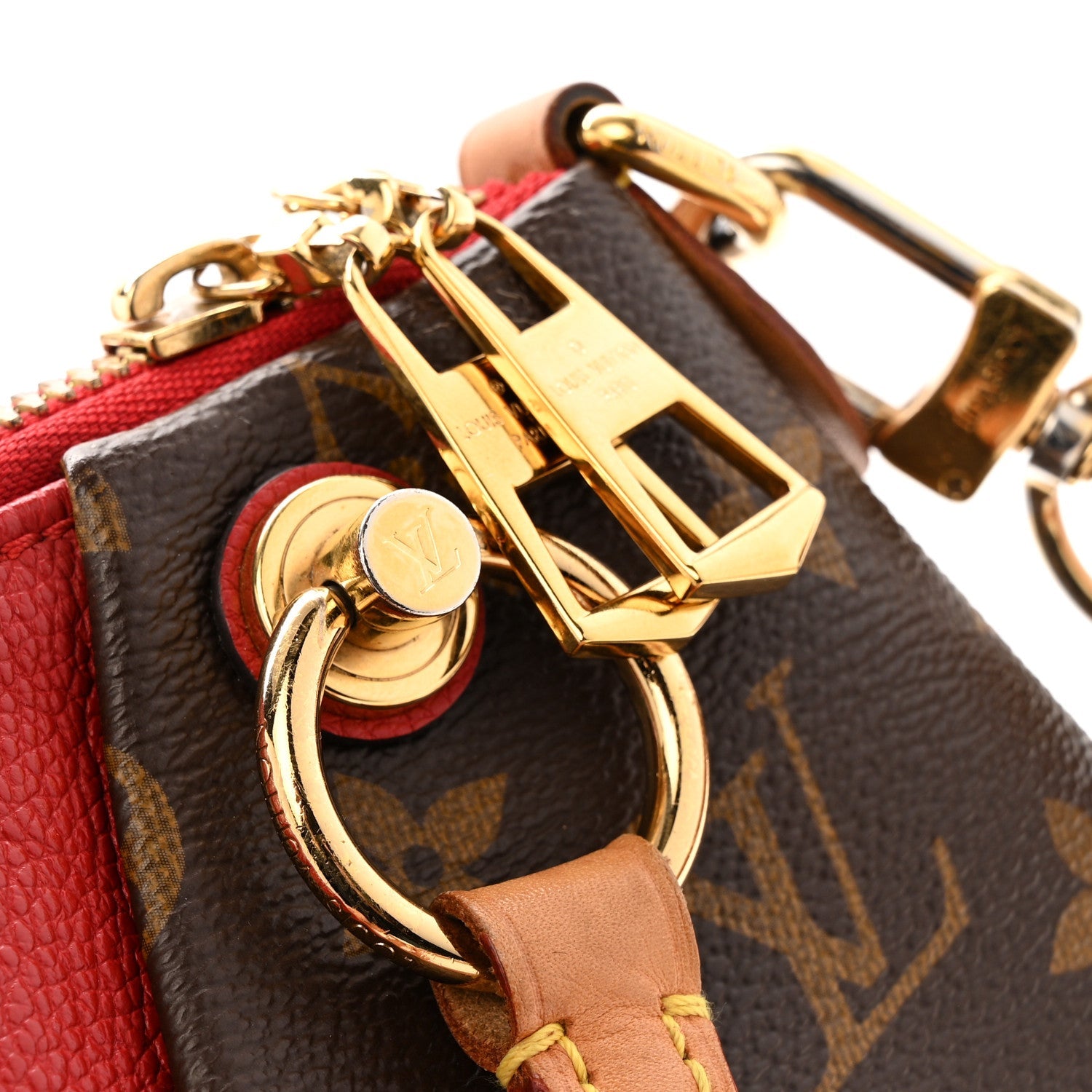 Monogram V Tote BB Cherry