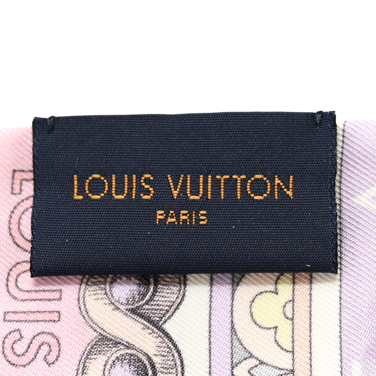 Silk Monogram Around The World Bandeau Mauve