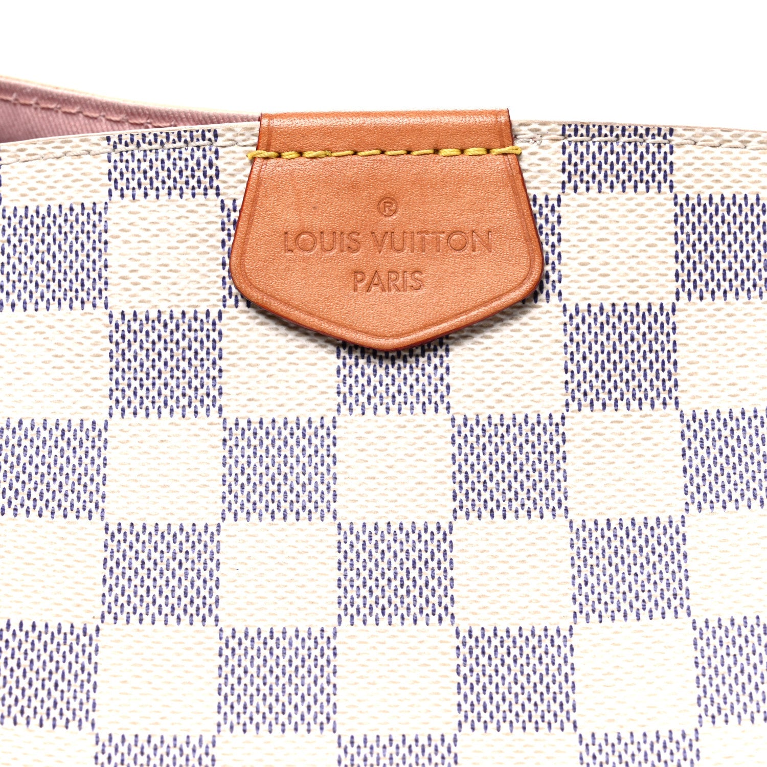 Damier Azur Graceful PM Rose Ballerine