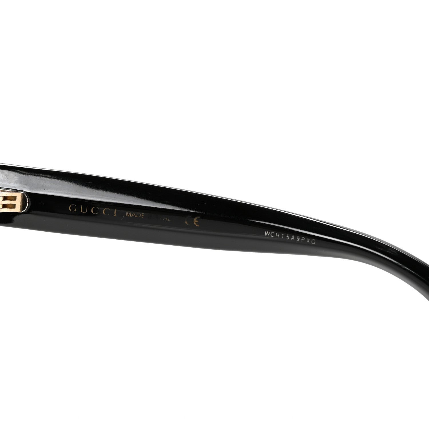 Acetate Crystal Star Round Frame Sunglasses GG0208S Black