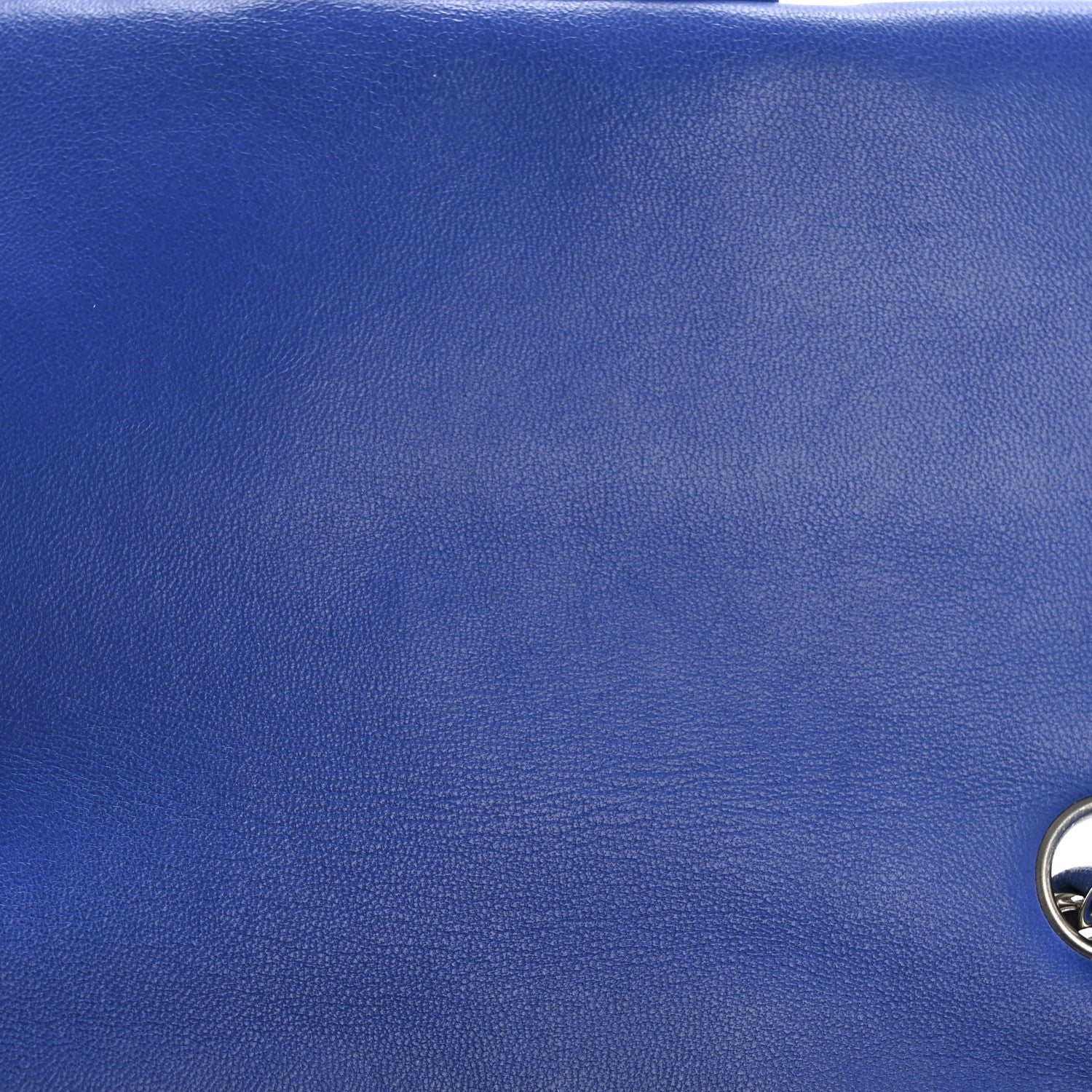 Lambskin Quilted Mini Square Flap Blue