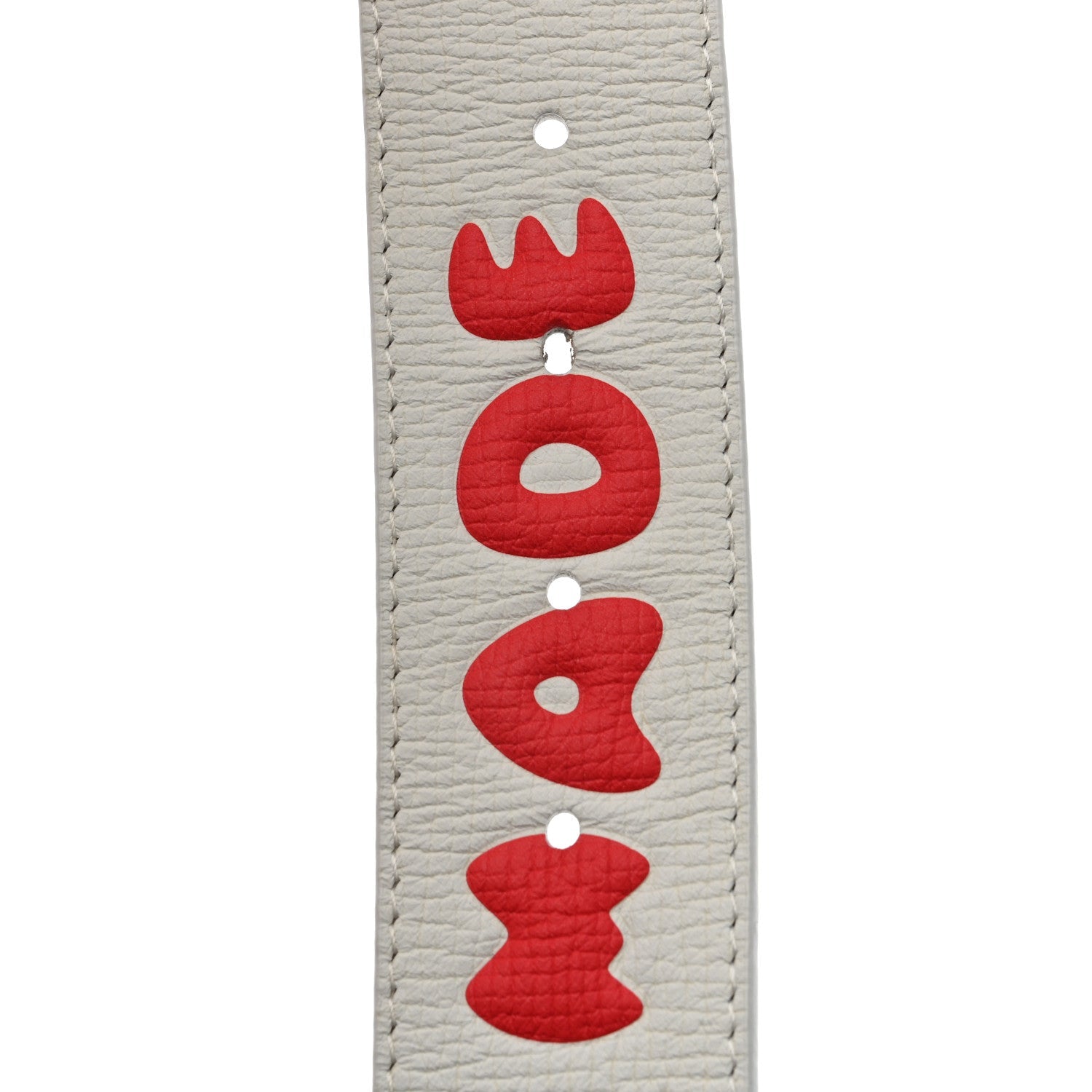 X NIGO LV Made Tiger 40mm Reversible Belt 95 38 95 38 White