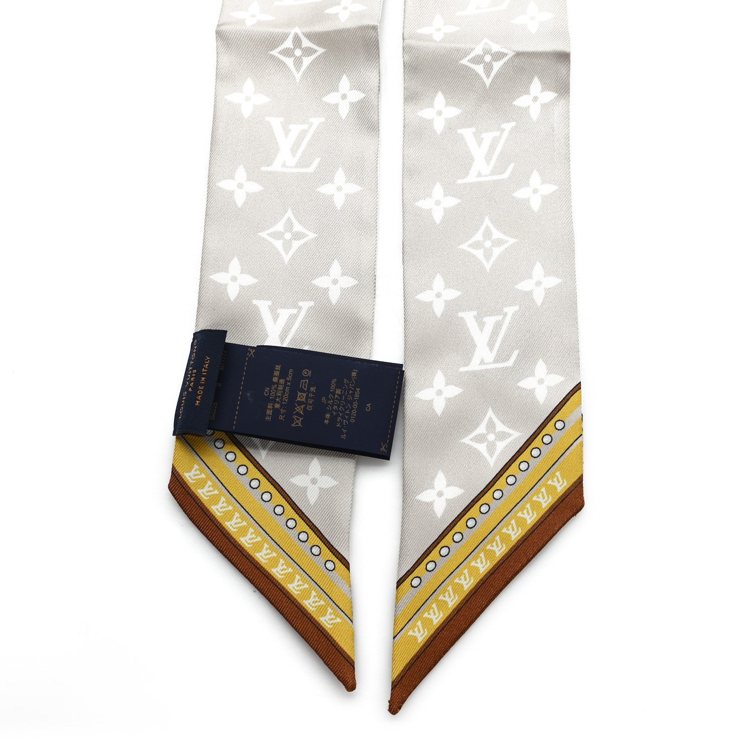 Silk Ultimate Monogram BB Bandeau Beige Clair