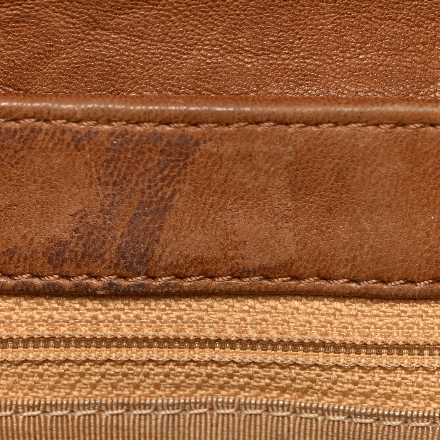 Washed Lambskin Mini Chain Around Messenger Brown