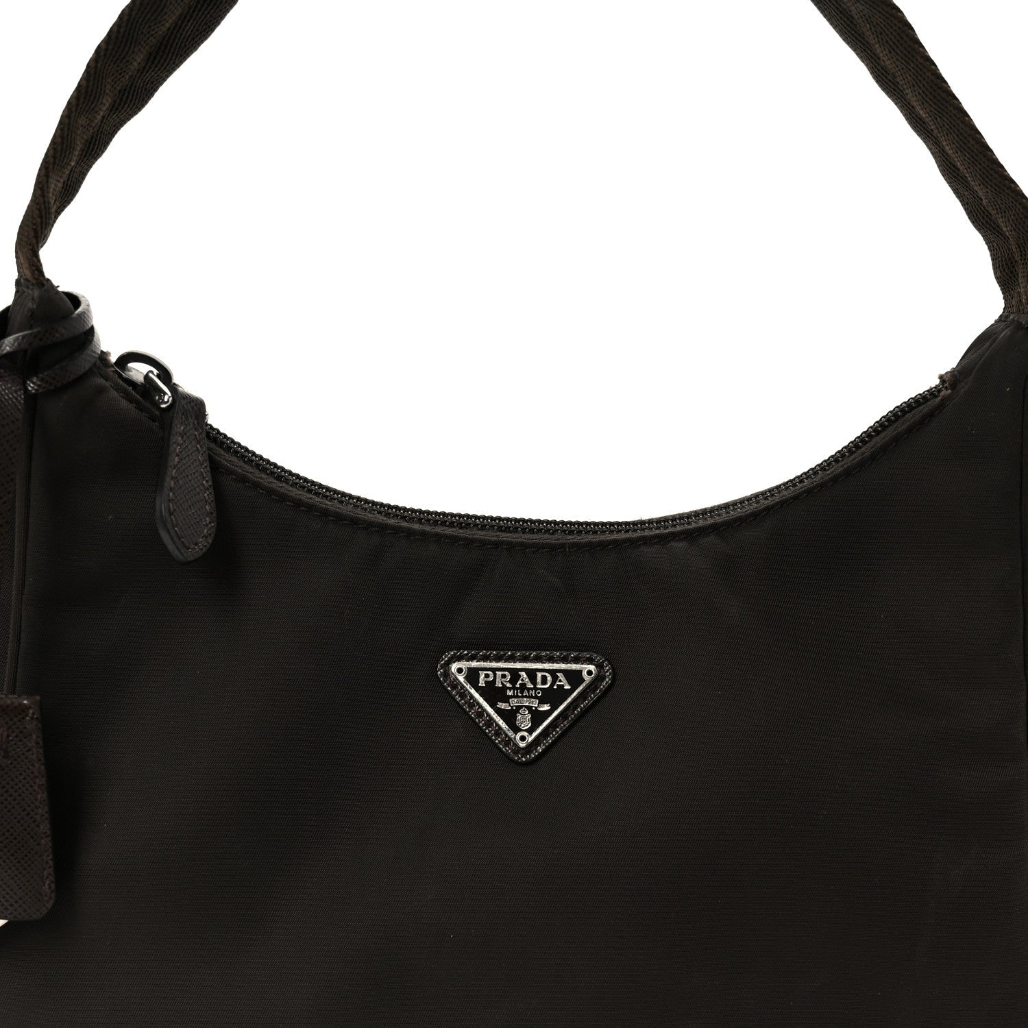 Tessuto Nylon Mini Re-Edition 2000 Bag Caffe