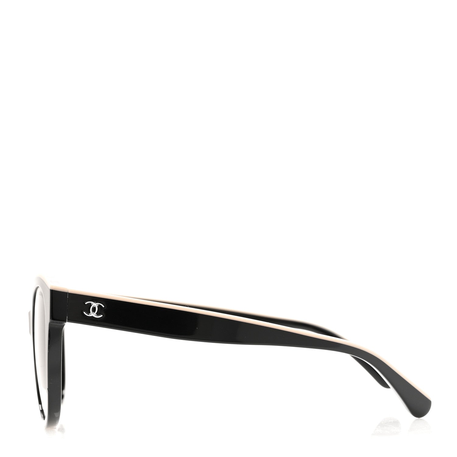 Acetate CC Butterfly Sunglasses 5414 Black Beige