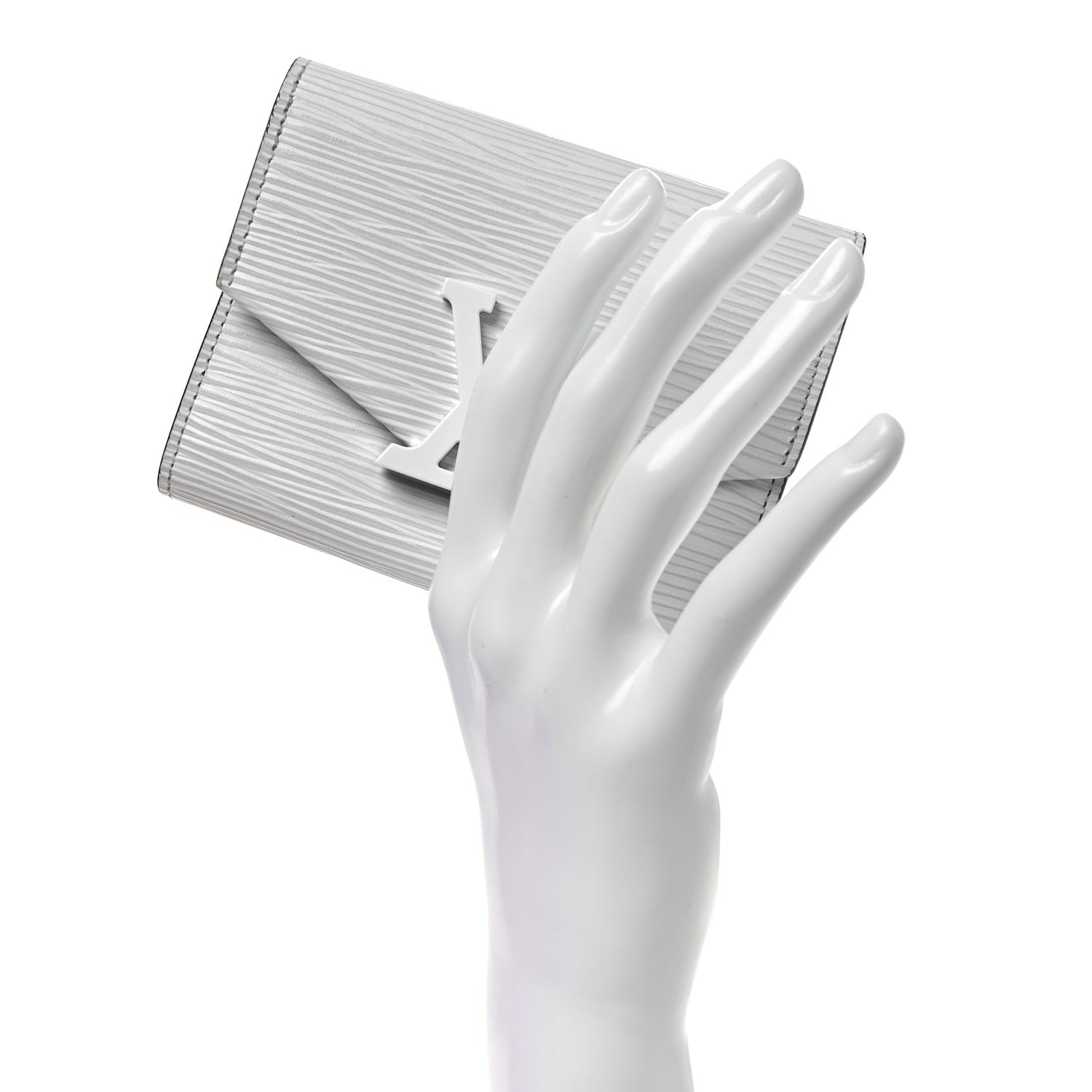 Epi Grenelle Compact Wallet White