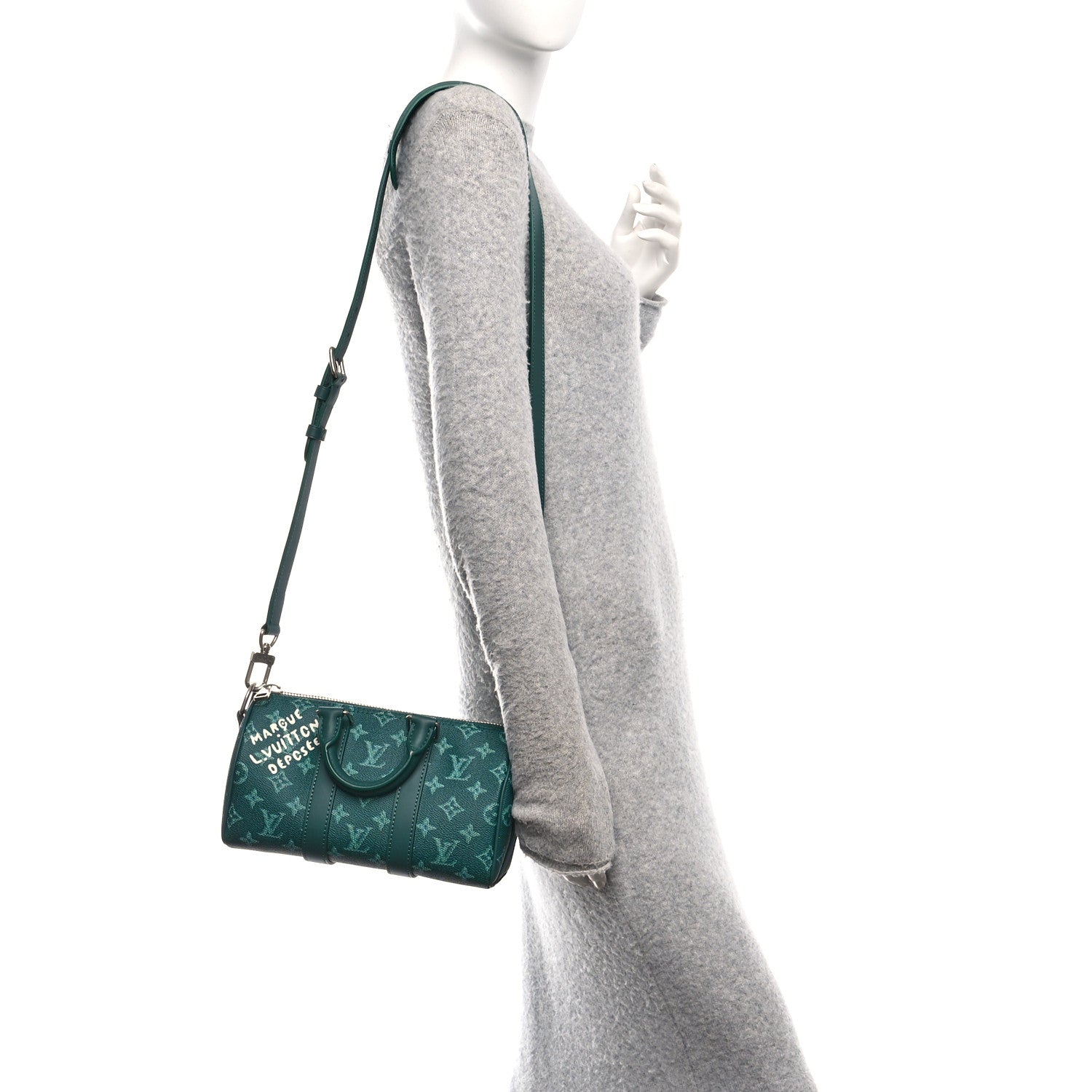 Monogram Heritage Keepall Bandouliere 25 Green