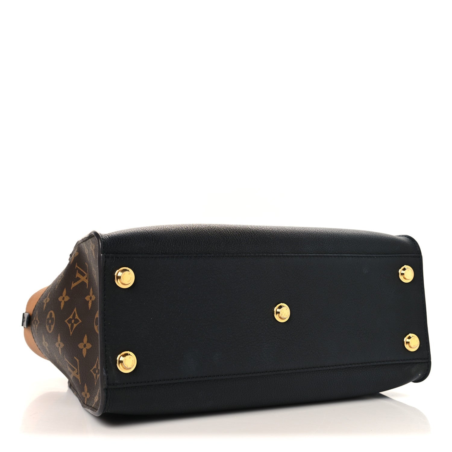 Calfskin Monogram On My Side MM Black