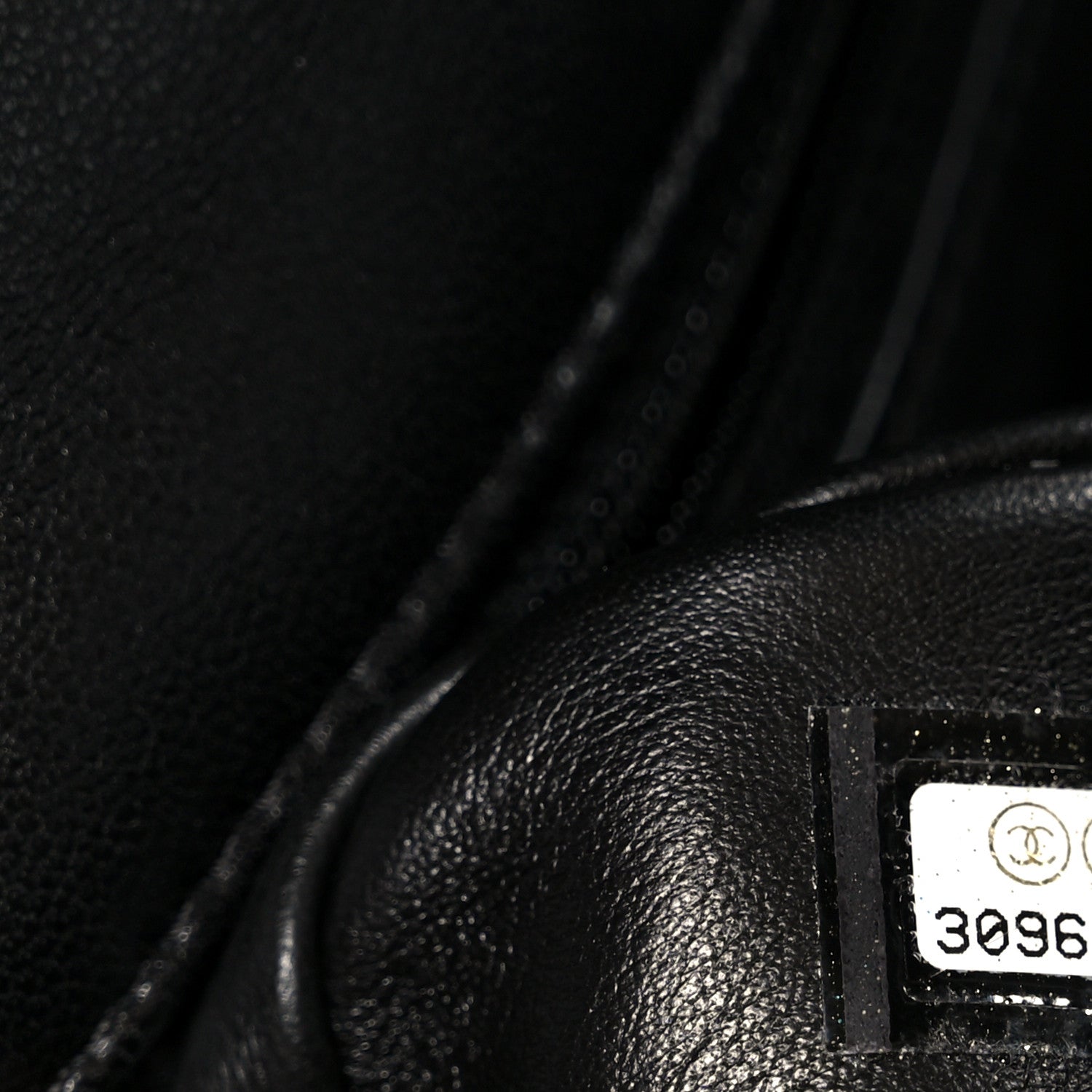 Shiny Lambskin Chain Is More Flap Black
