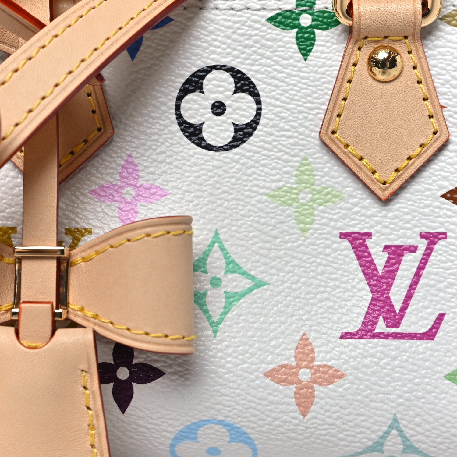 LV X TM Monogram Multicolor Nano Speedy White