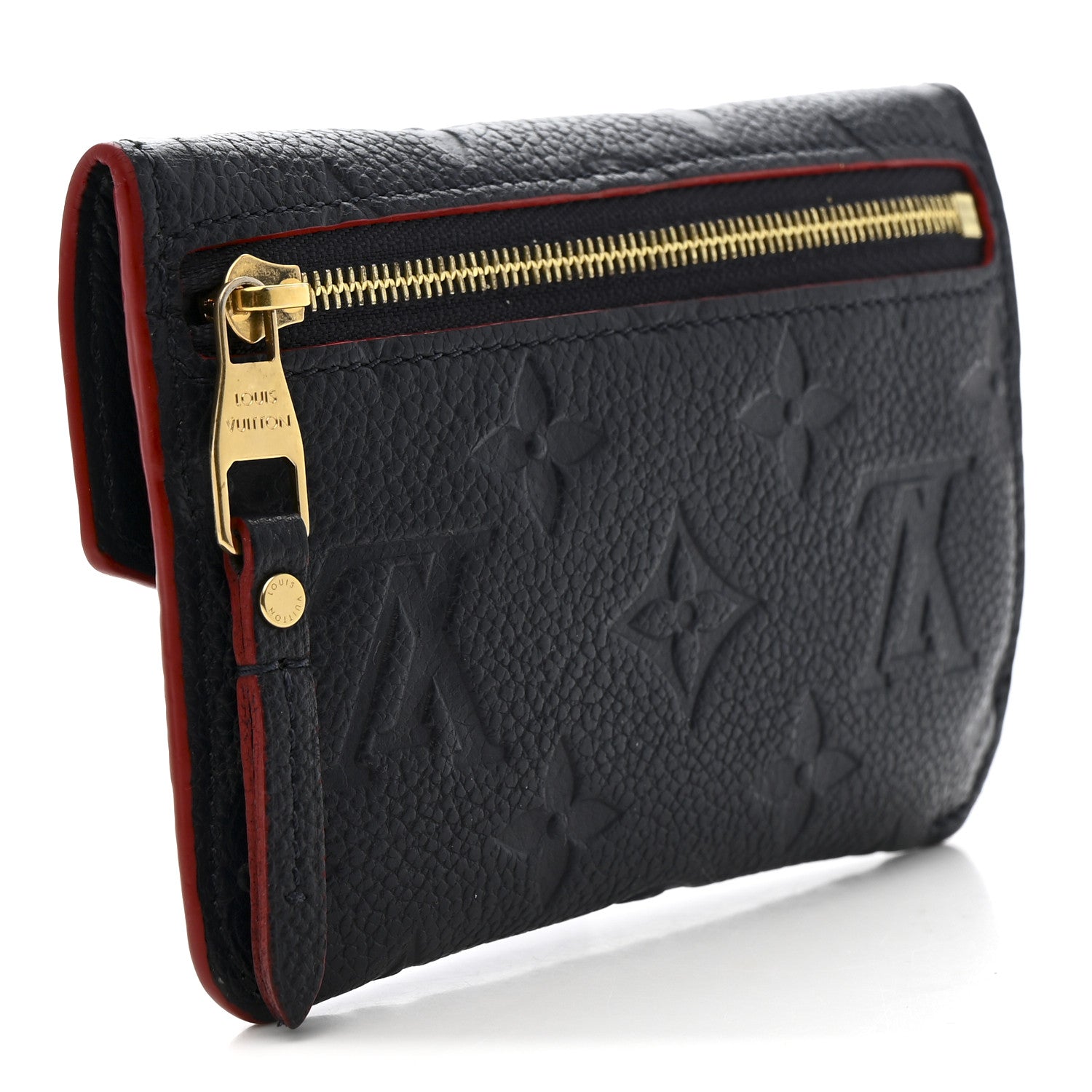 Empreinte Key Pouch Marine Rouge
