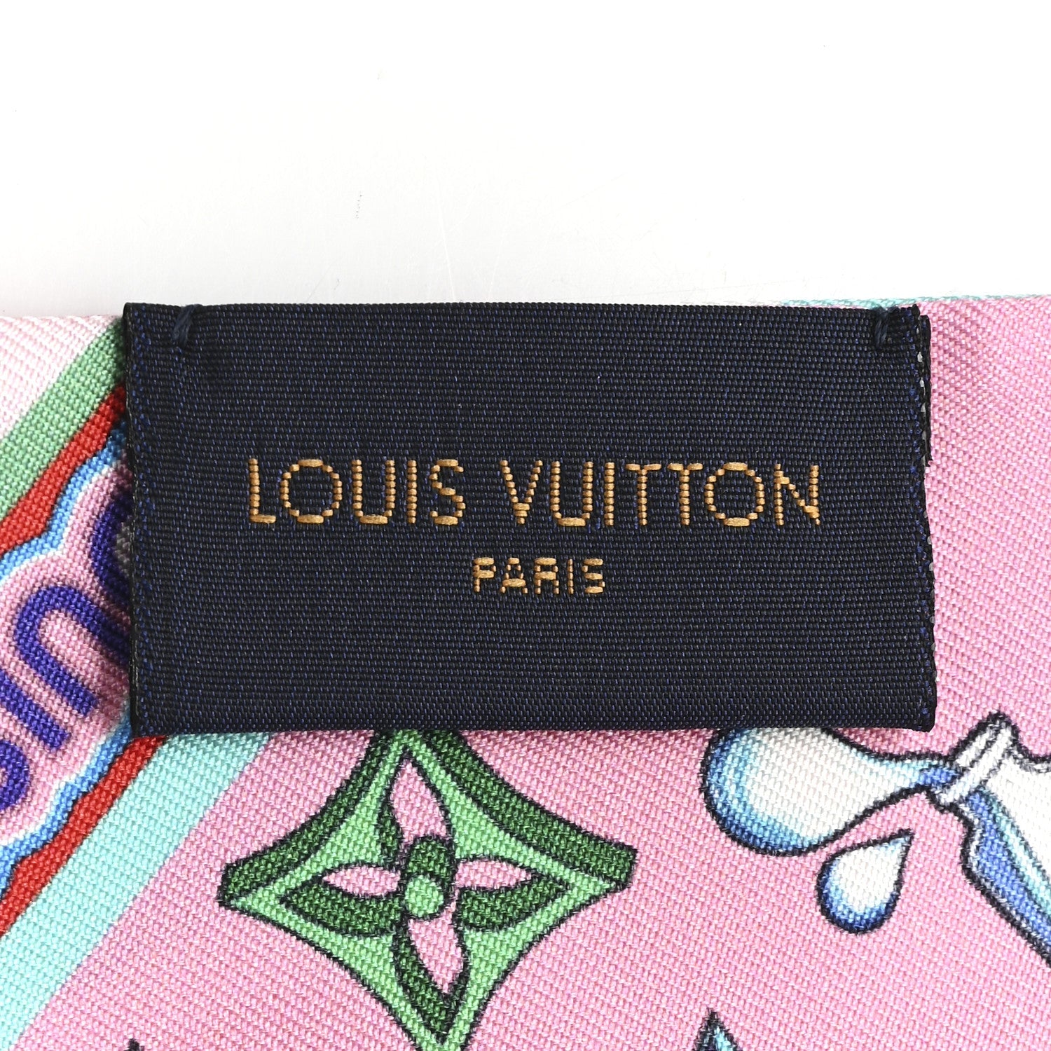 Silk Monogram Astro Aquarius BB Bandeau Pink
