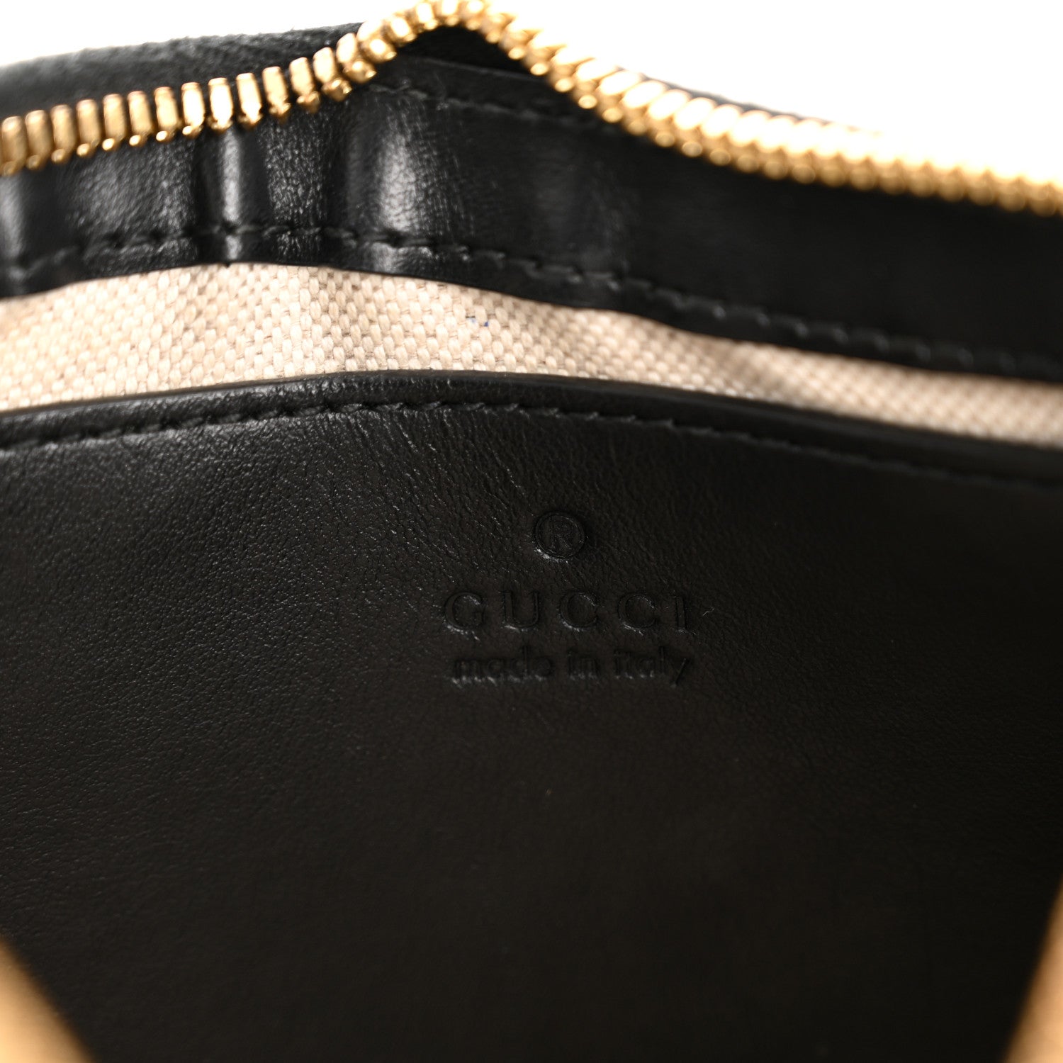 Calfskin GG Matelasse Chain Handbag Black Natural