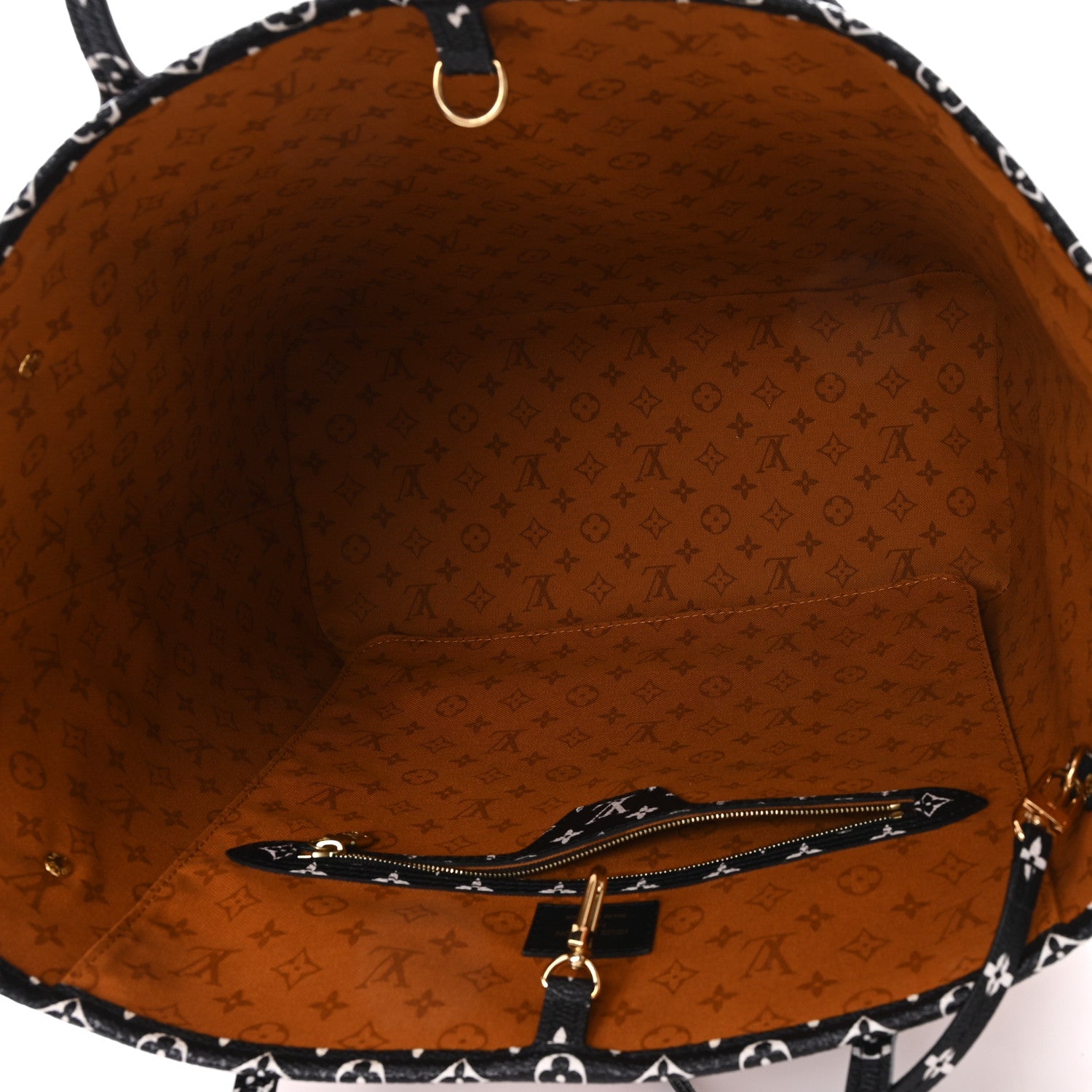 Monogram Giant Crafty Neverfull MM Creme Caramel