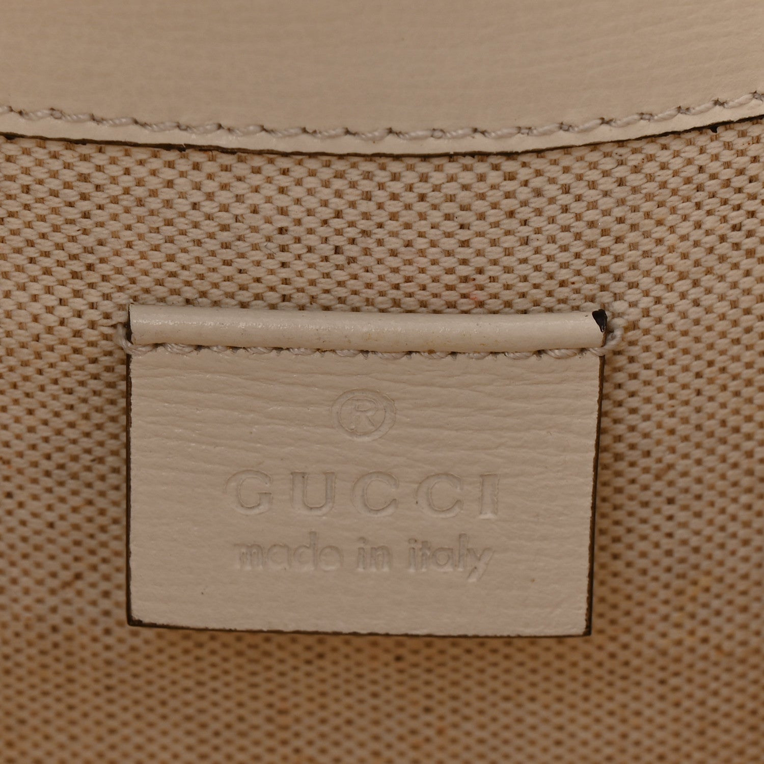 Textured Calfskin Small Horsebit 1955 Foldover Top Handle Bag Mystic White